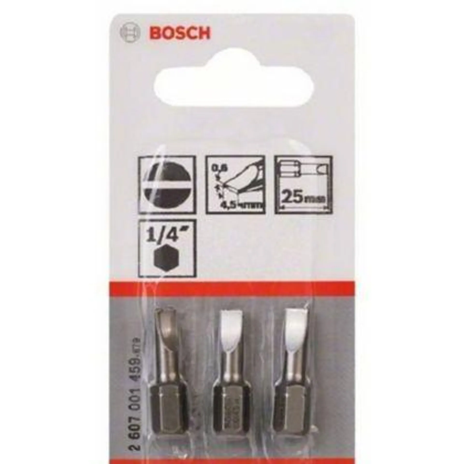 Bits Fenda com 3 Unidades Bosch