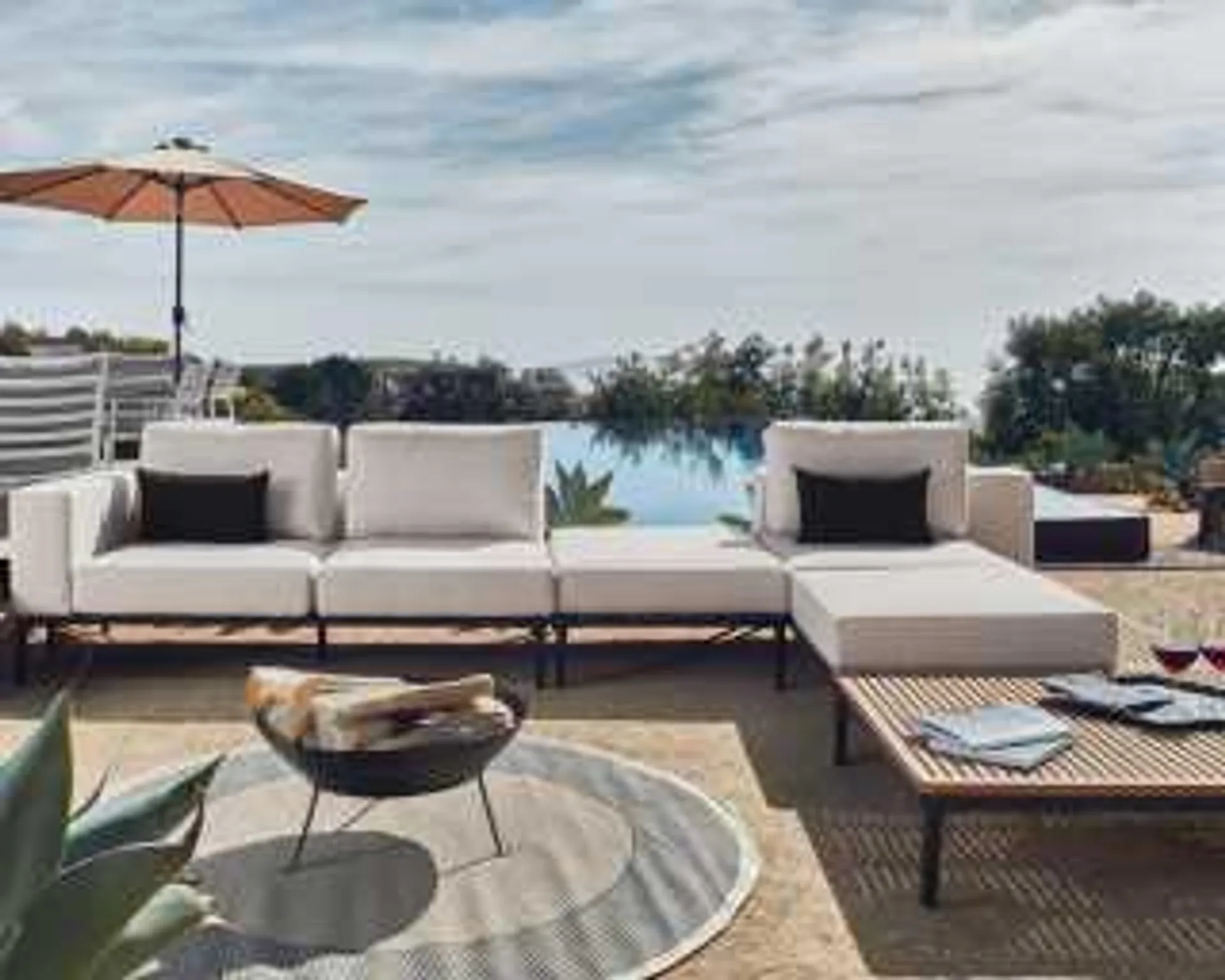 Francis Outdoor Modular Sectional - Clearance