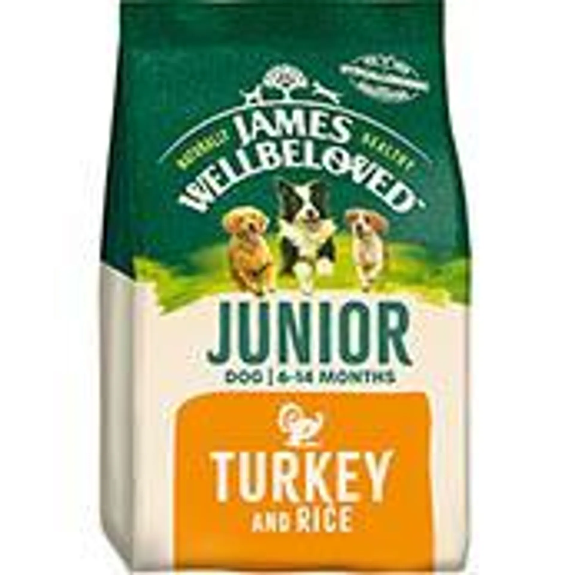 James Wellbeloved Dry Junior Dog Food Turkey & Rice 2kg