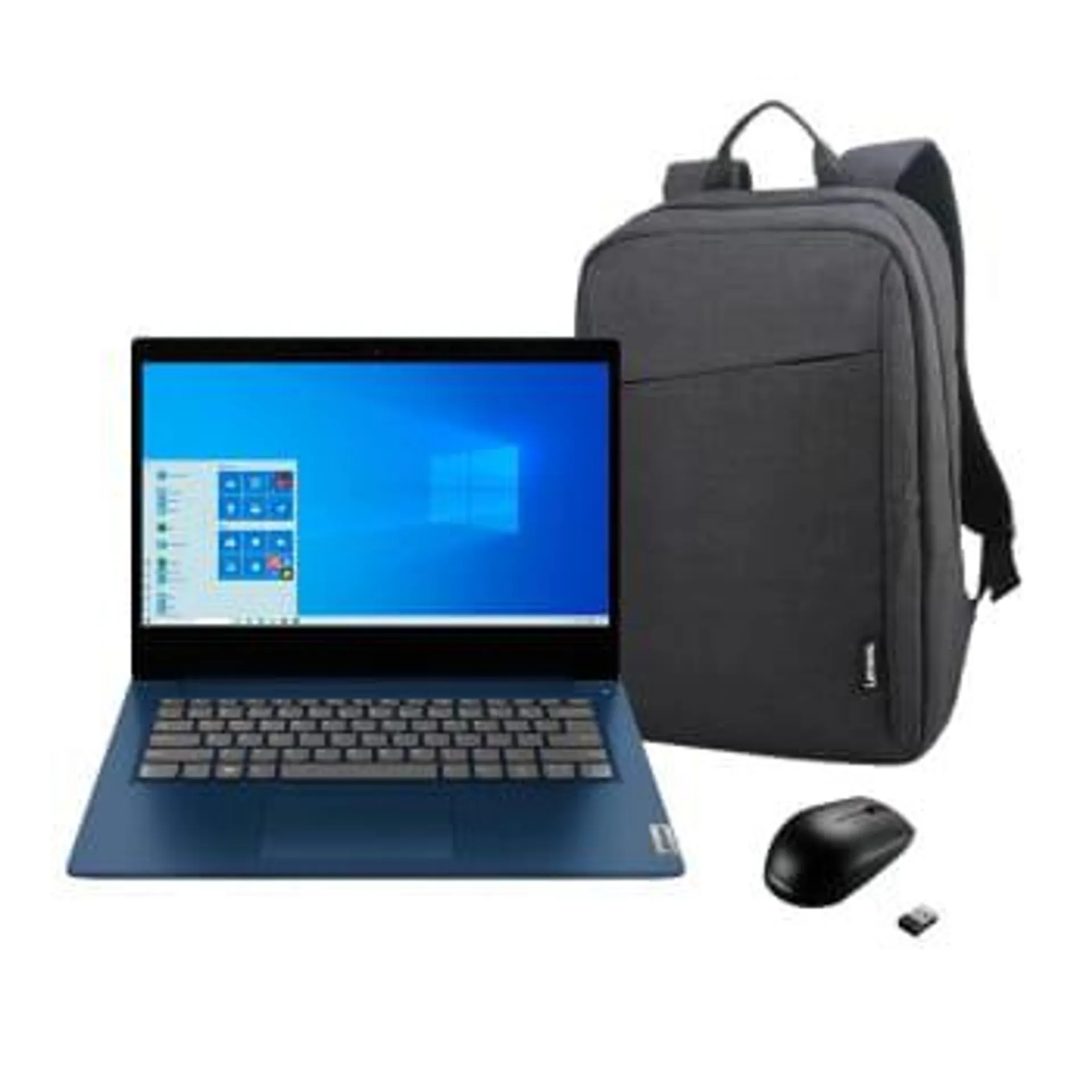 Laptop Lenovo Ideapad 3 Ryzen 3/8 GB RAM/512 GB SSD + Mochila + Mouse