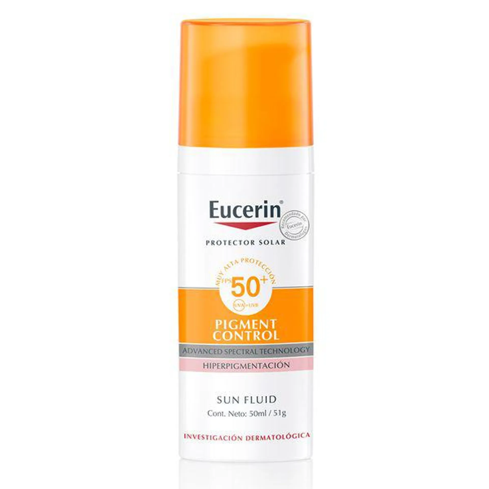 Protector Solar Facial Pigment Control Eucerin para Todo Tipo de Piel Fps 50 x 50 ml