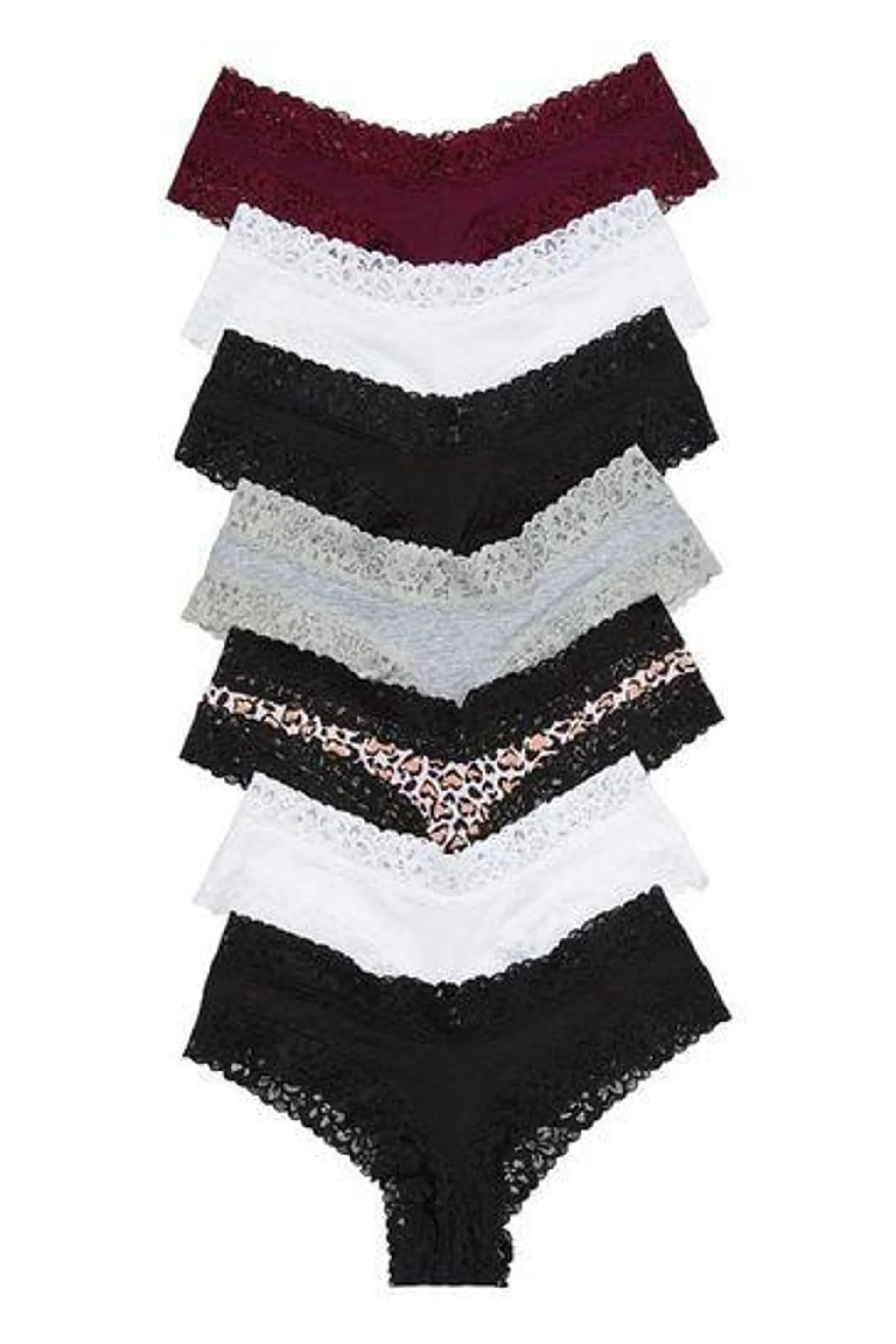 The Lacie Lace Waist Multipack Cheeky Knickers