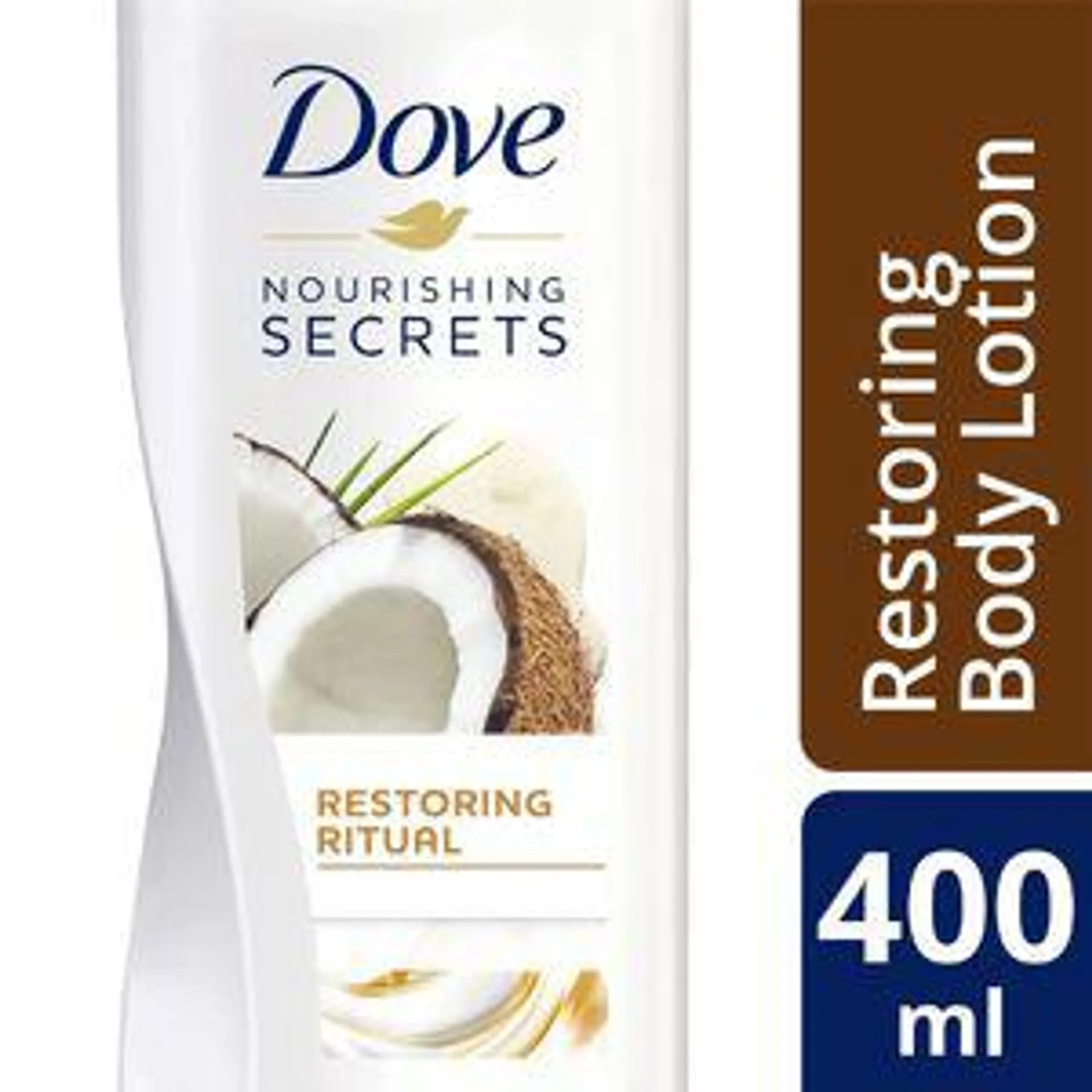 Dove Restoring Coconut Oil And Almond Milk Body Lotion 400ml