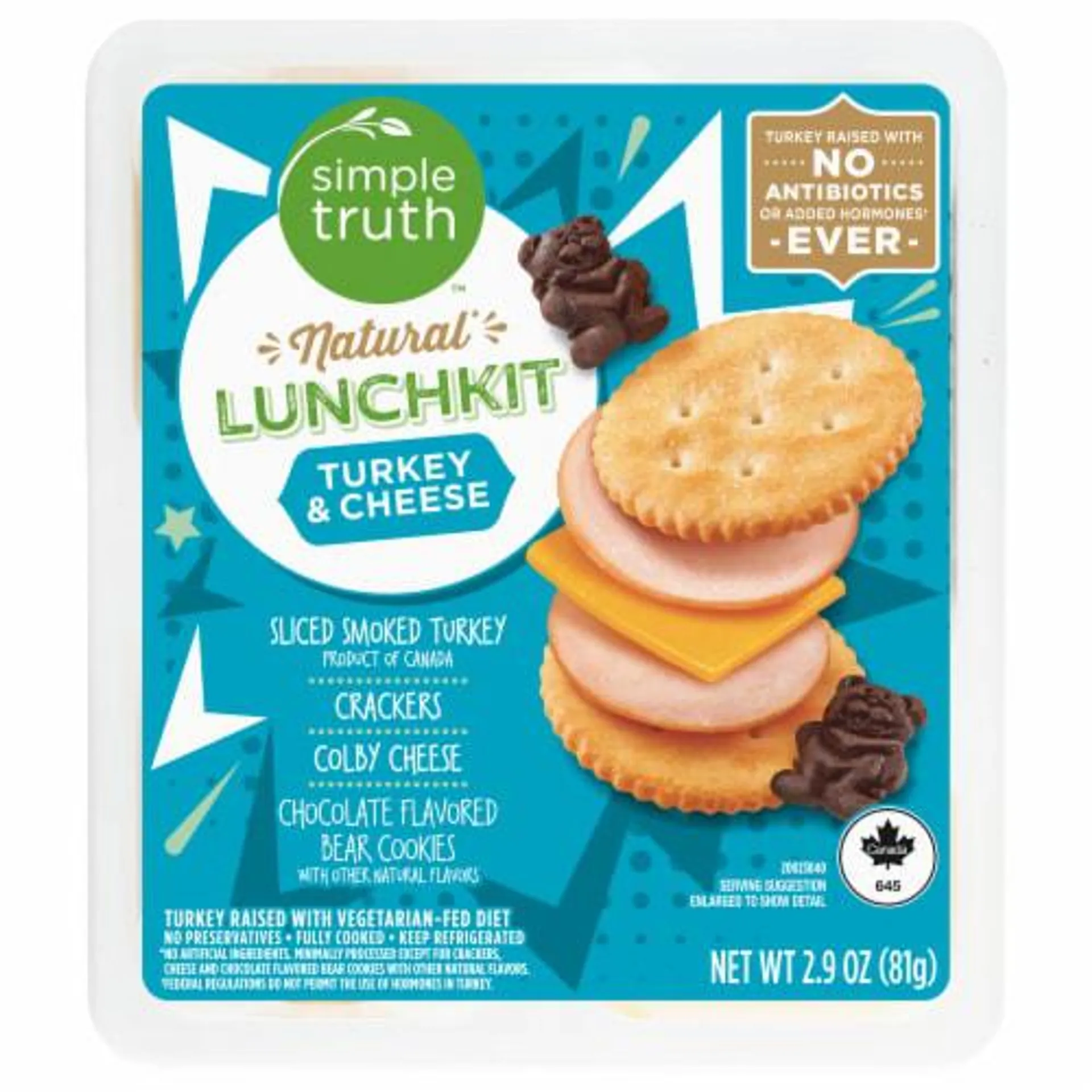 Simple Truth™ Turkey & Cheese Lunch Kit