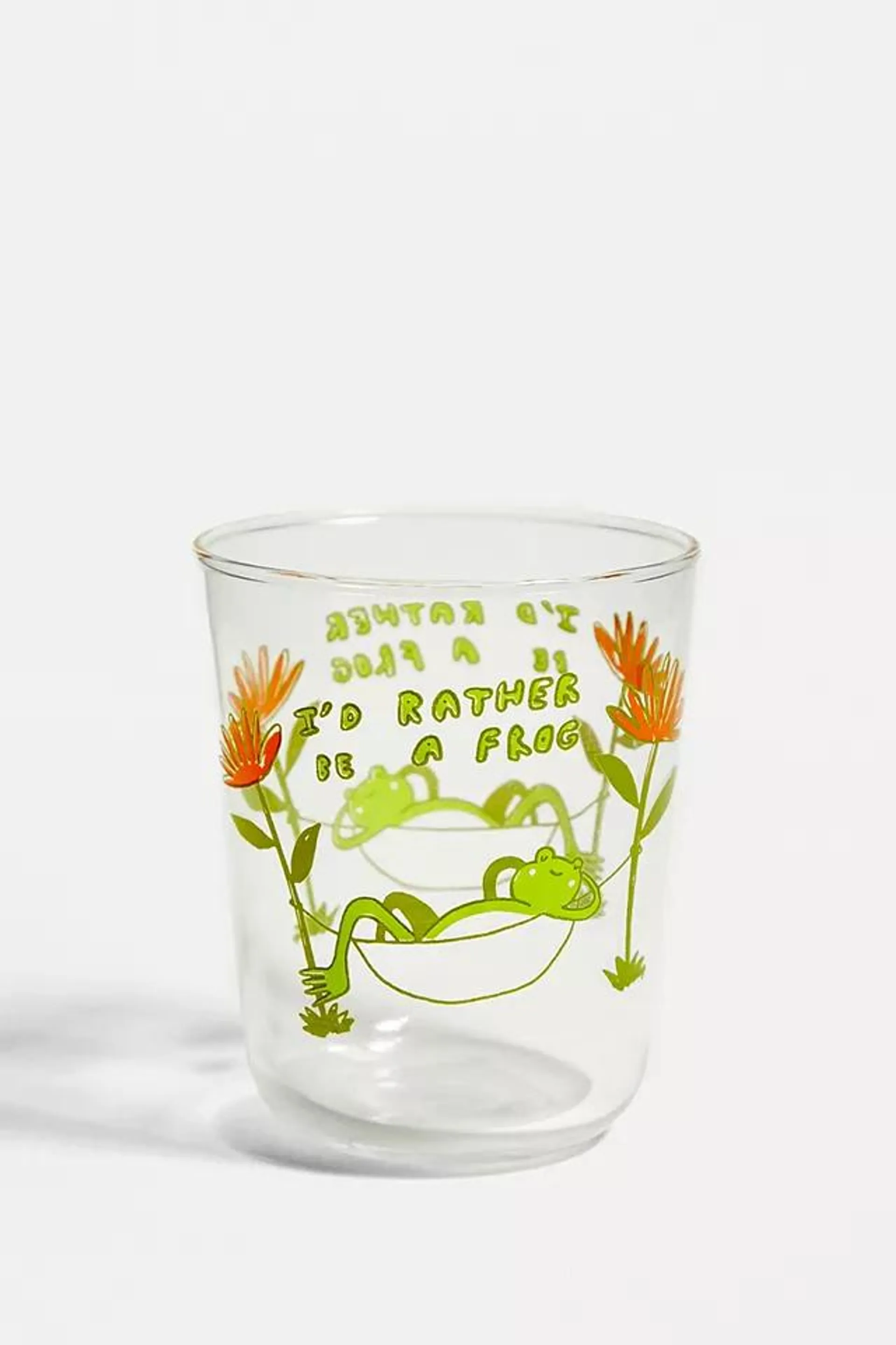 Be A Frog Glass Tumbler