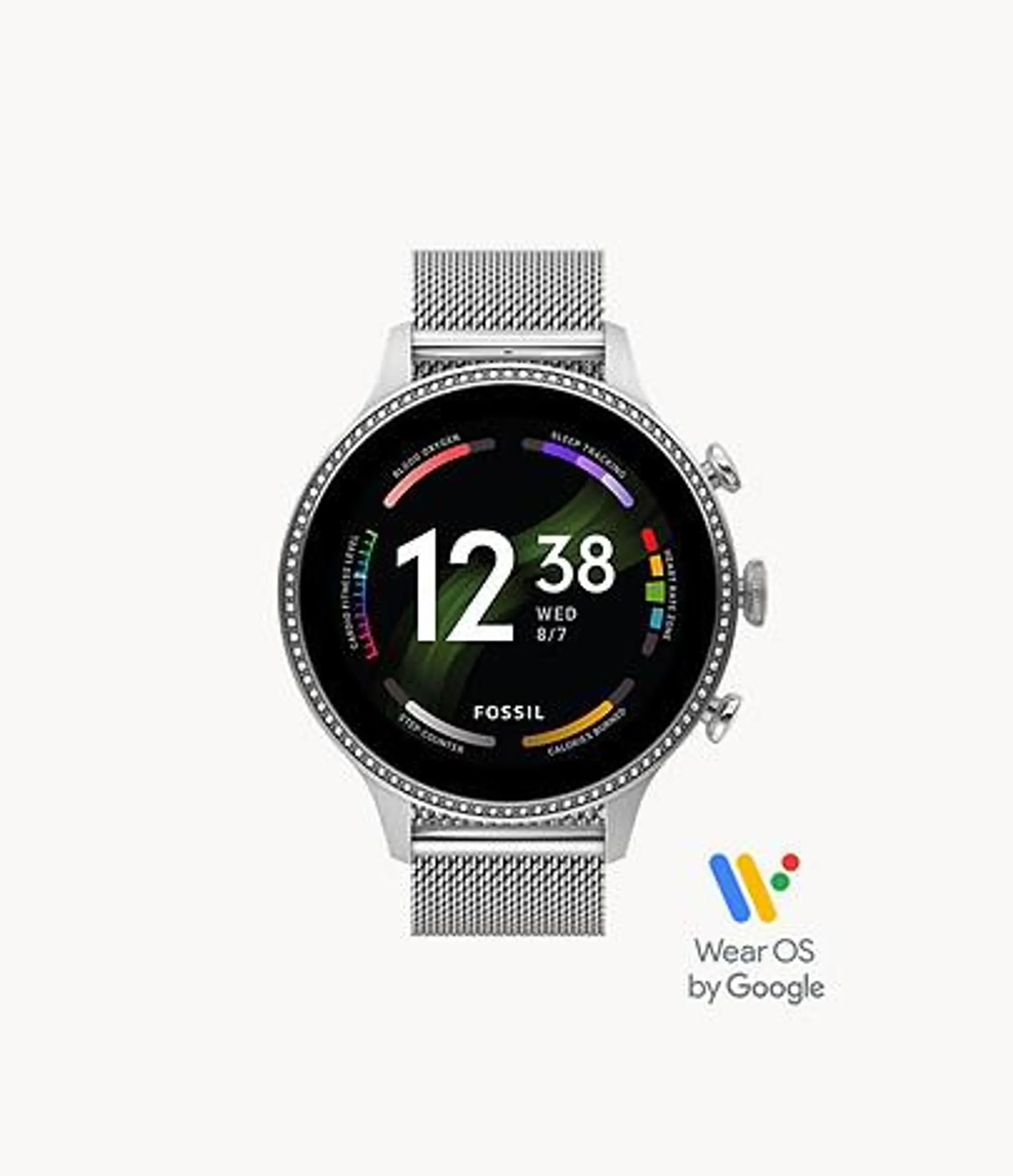 Smartwatch Gen 6 con malla de acero inoxidable