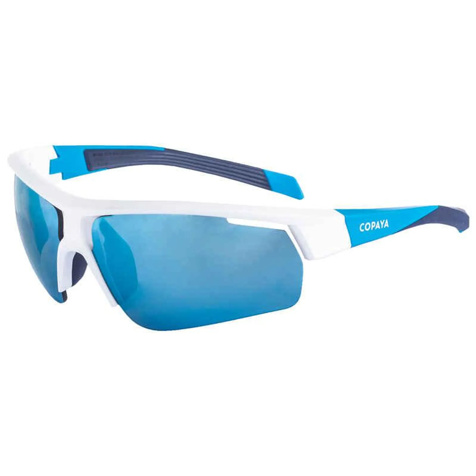 Polarizačné plážové športové slnečné okuliare bielo-modré