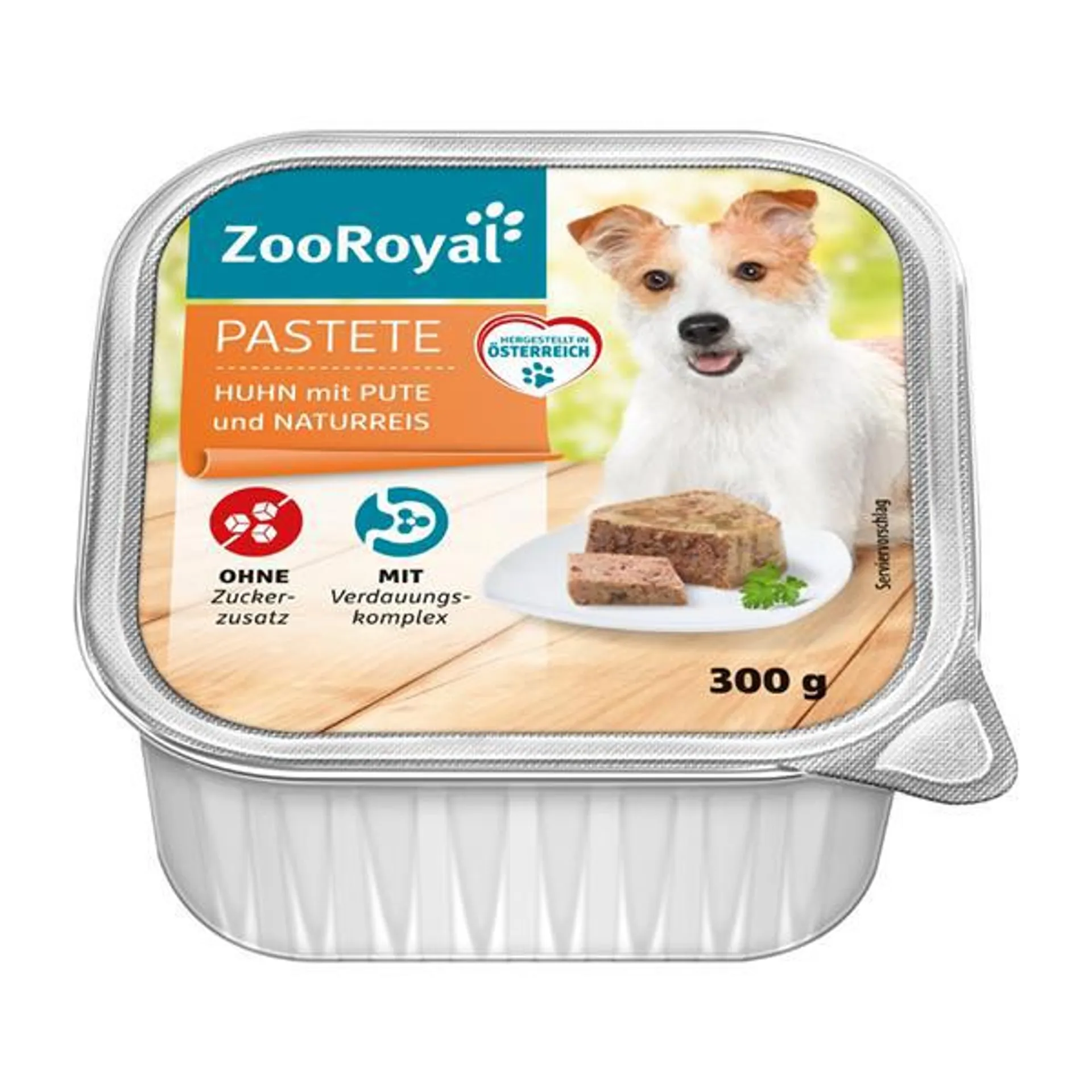 ZooRoyal Pastete Huhn mit Pute und Naturreis