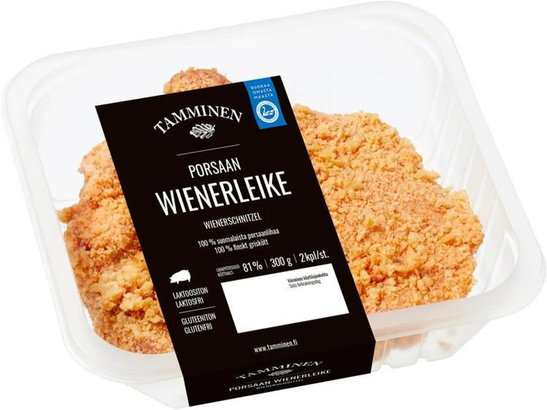 Tamminen porsaan wienerleike 300g