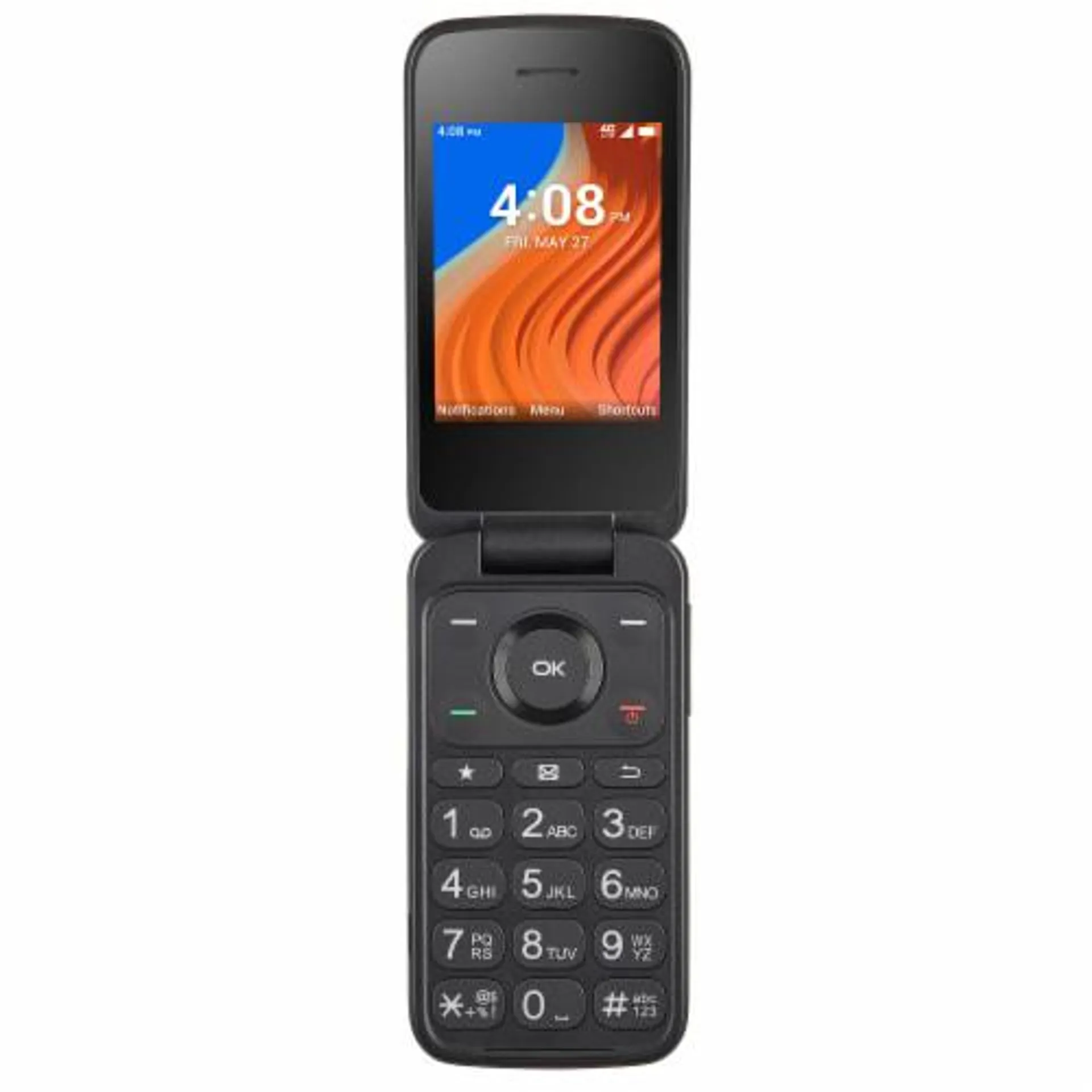 Tracfone Prepaid Flip Smart Phone - Black
