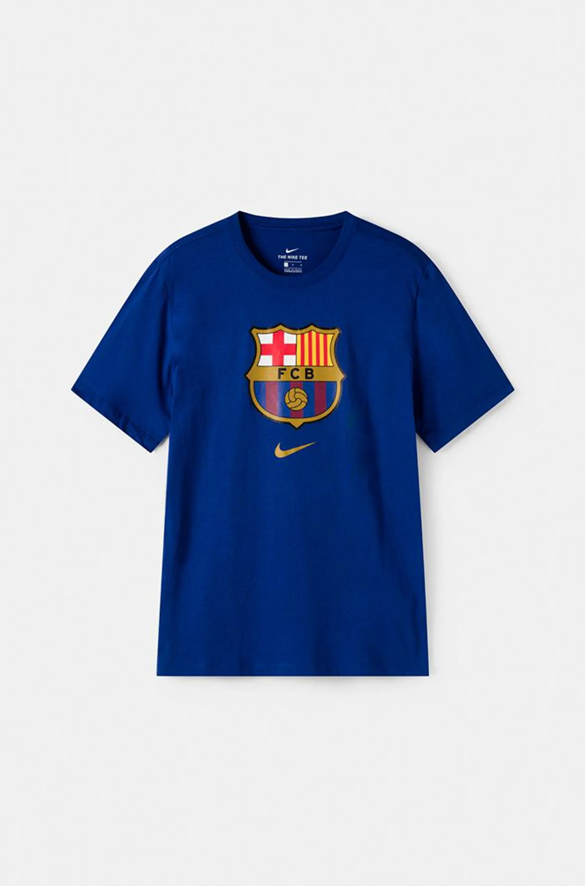 Camiseta Azul escudo FC Barcelona