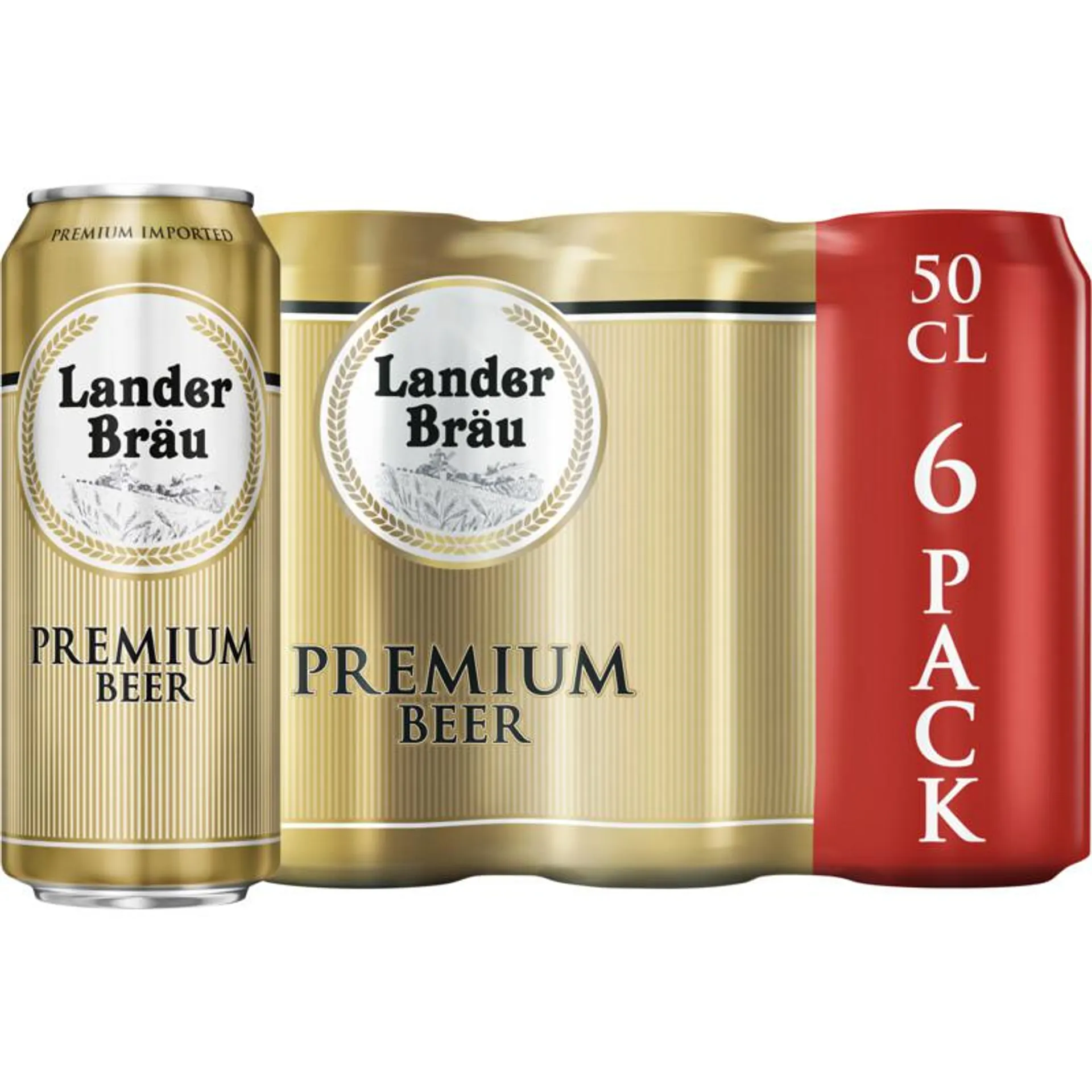 Lander bräu Premium beer 6-pack