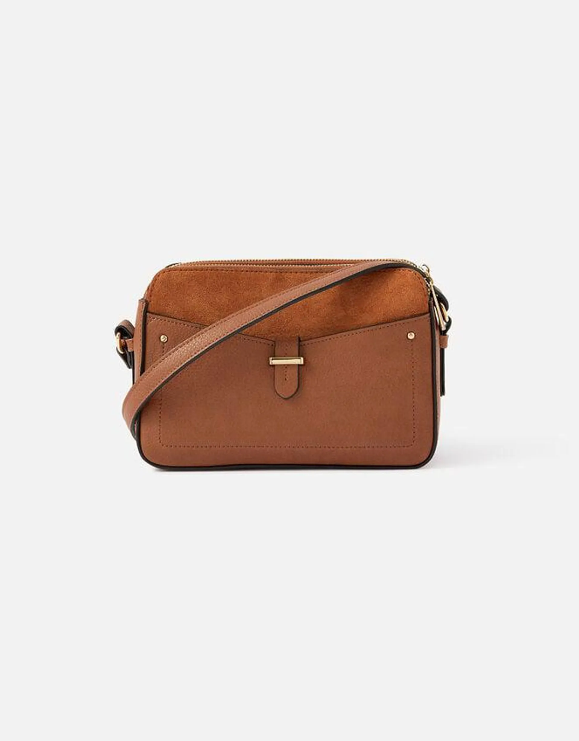 Shelby Cross-Body Bag Tan