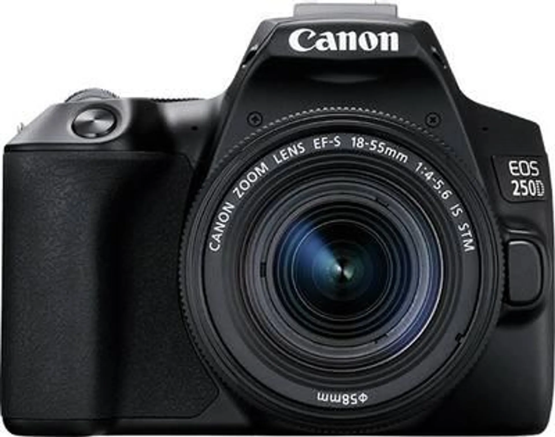 Canon EOS 250 D DSLR camera EF-S 18-55 mm IS 25.80 MP Black 4k video, Bluetooth, Pivoted display, Wi-Fi