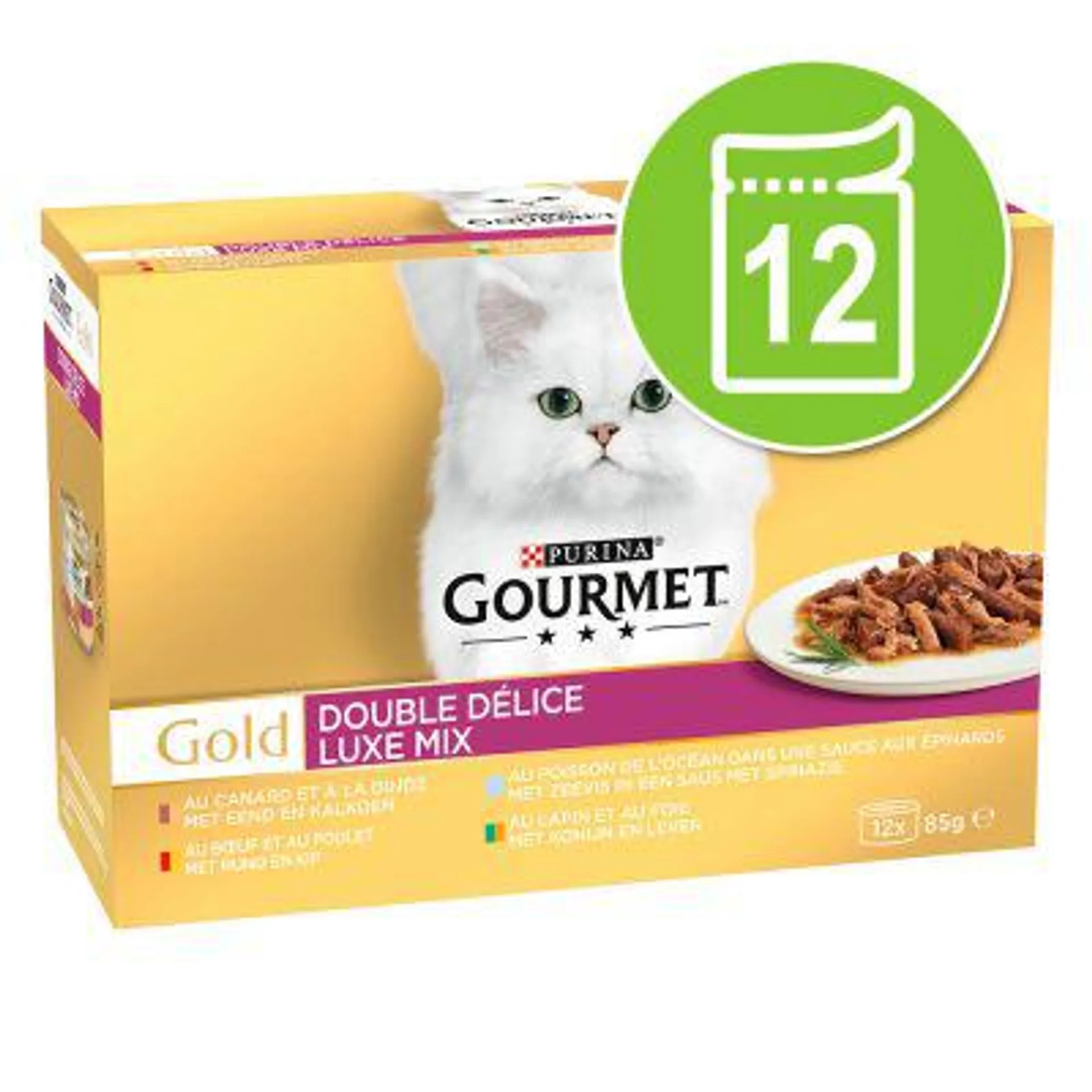 Gourmet Gold Duo Delice 12 x 85 g
