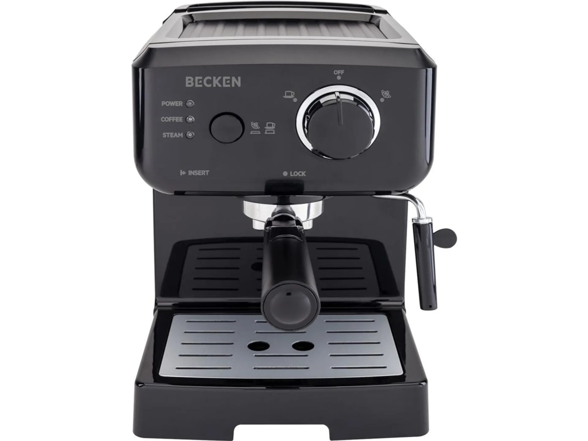 Máquina de Café Manual BECKEN BECM2493 (15 bar - Café moído)