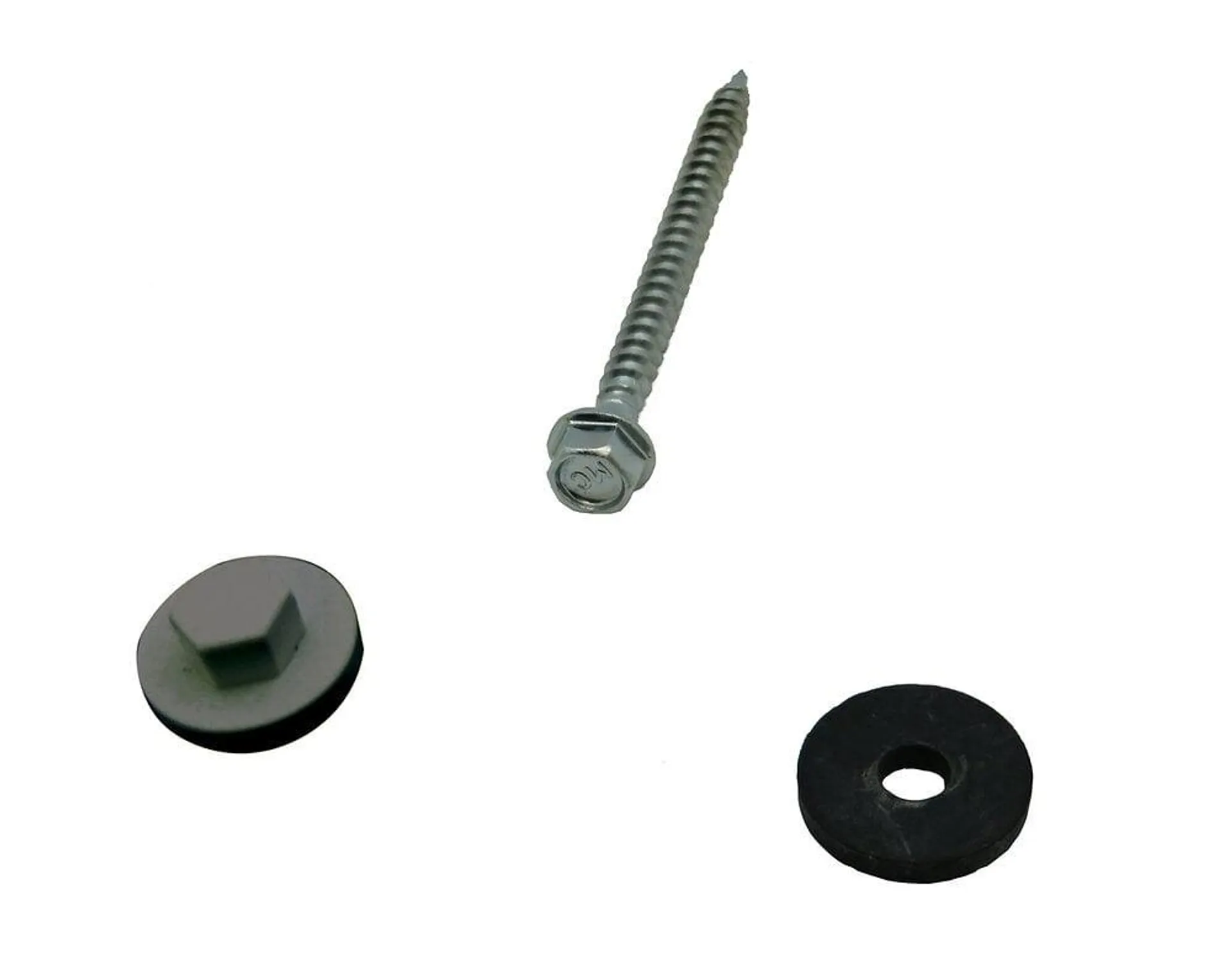 Kit de 50 fixations pour profil vissable 16mm gris