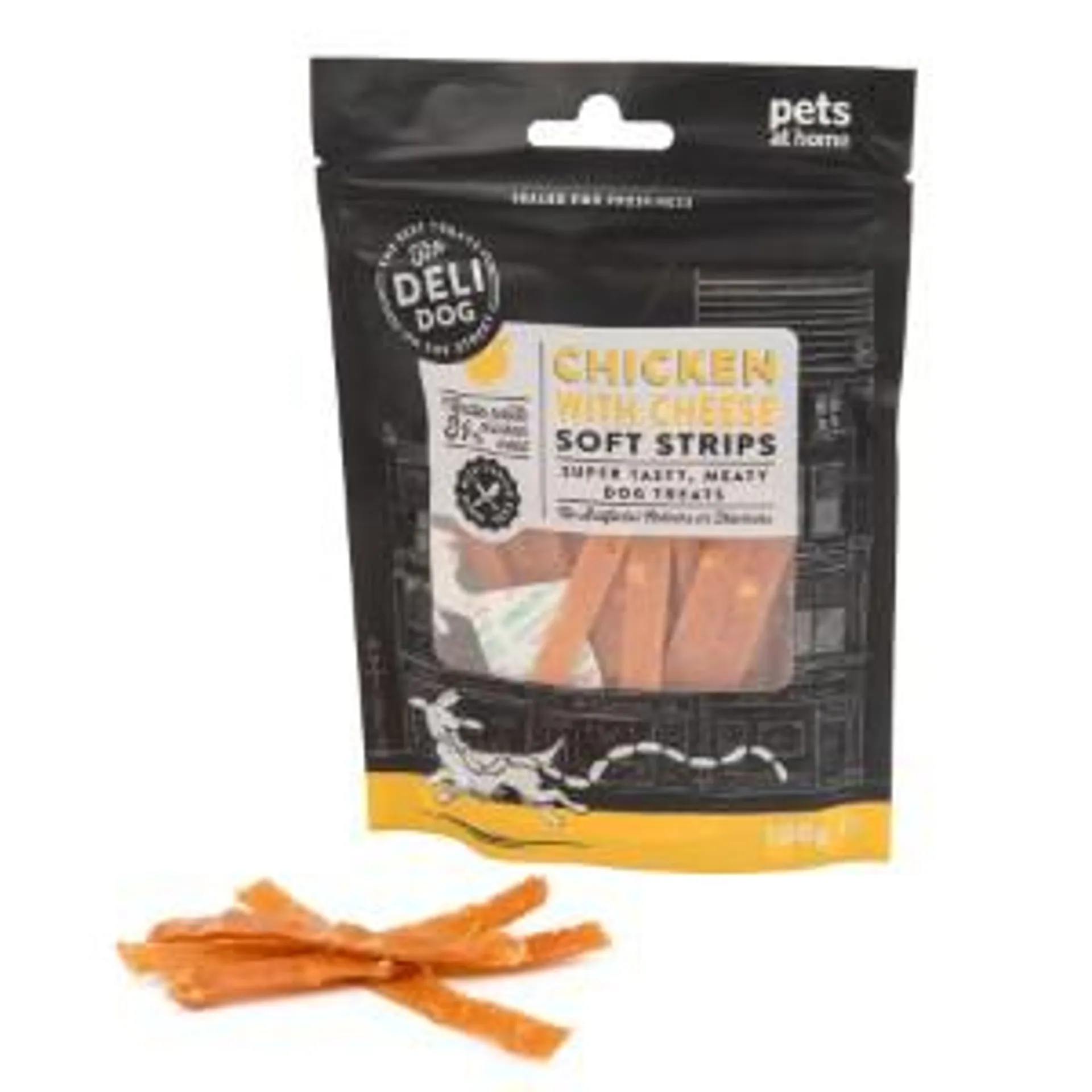 Deli Chicken with Cheese Strips Dog Treat 100g