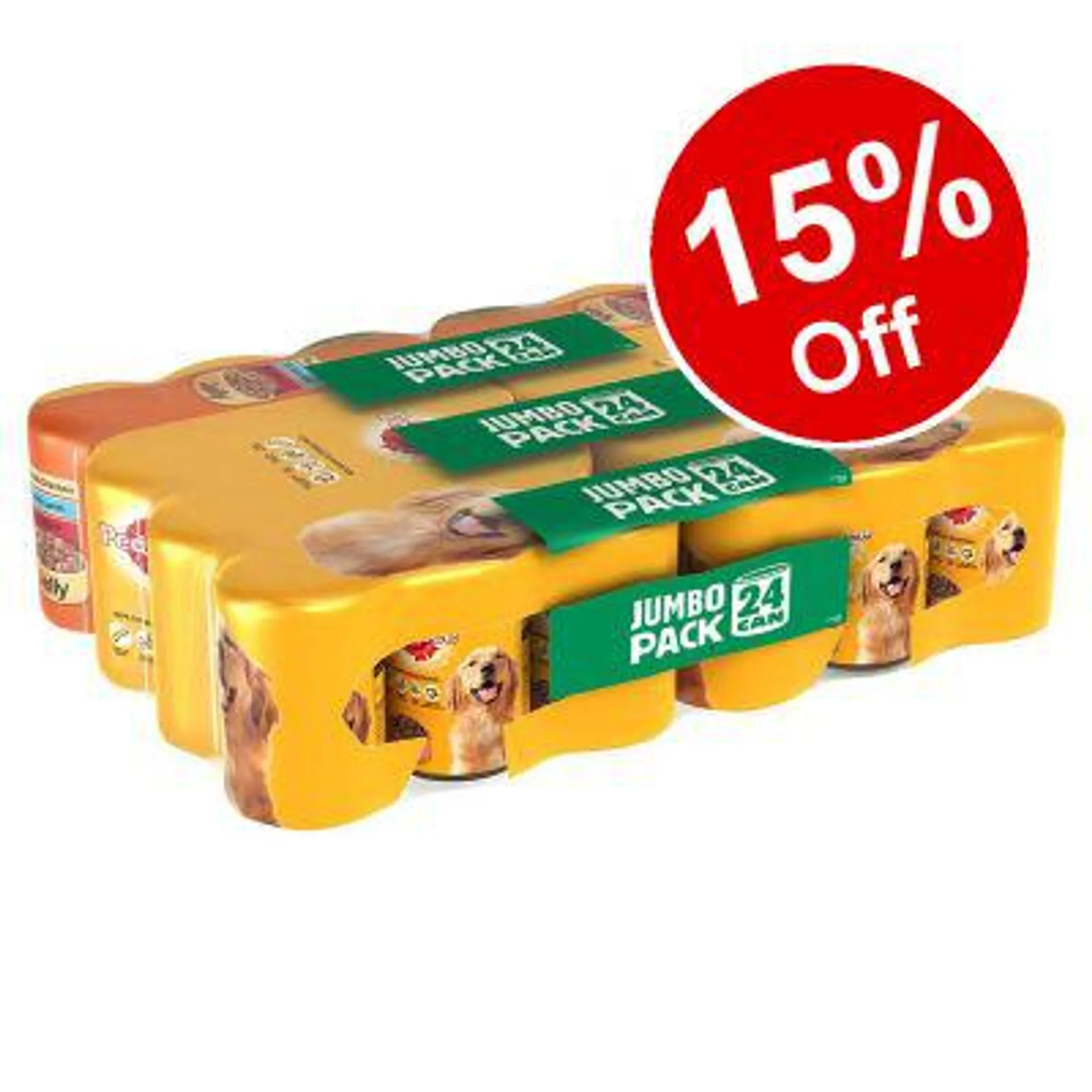 12 x 100g Pedigree Wet Dog Food Multipack Pouches - 15% Off!*