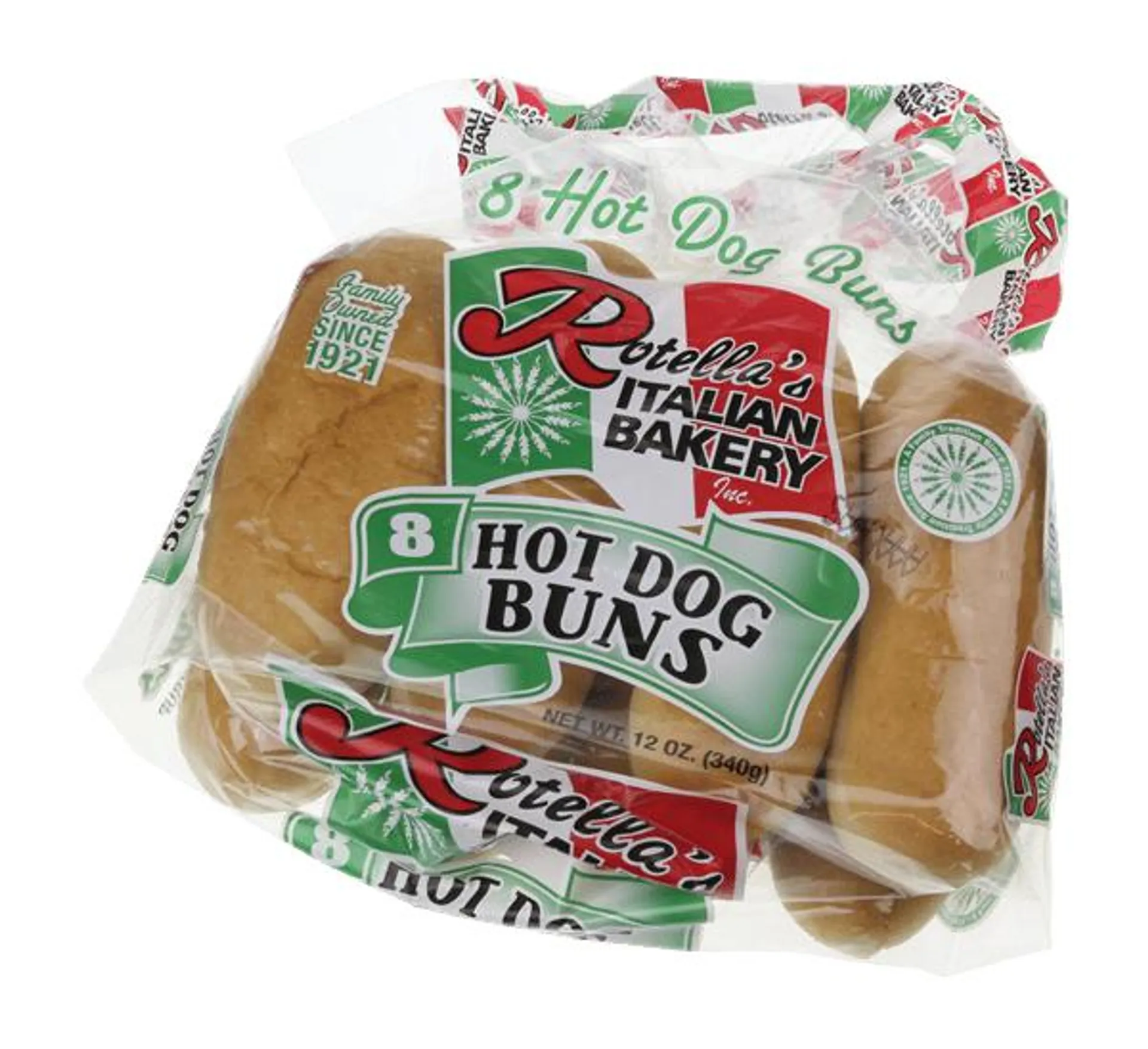 Rotella's Italian Bakery Hot Dog Buns 8 Count