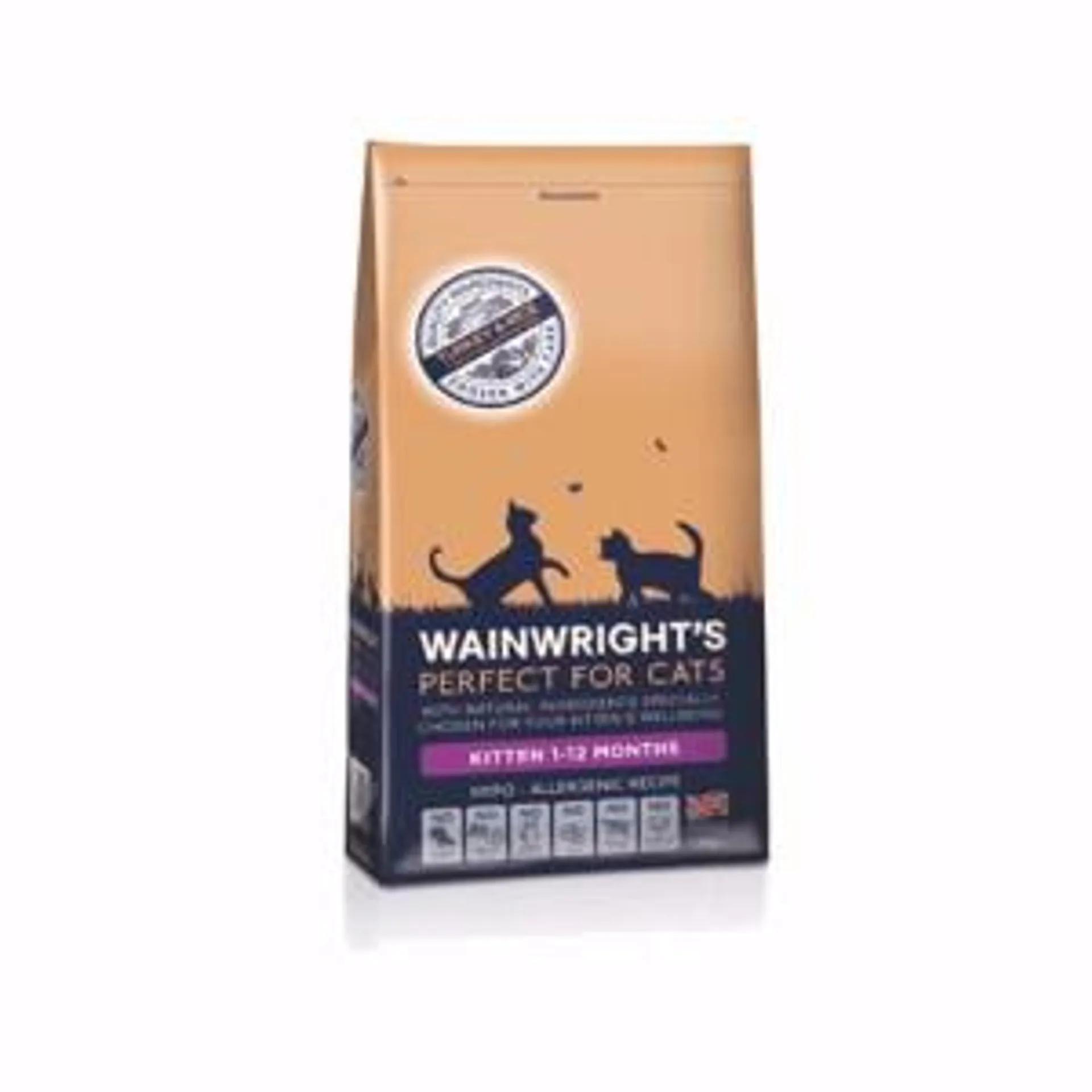 Wainwright's Complete Dry Kitten Food Turkey and Rice 1.5kg