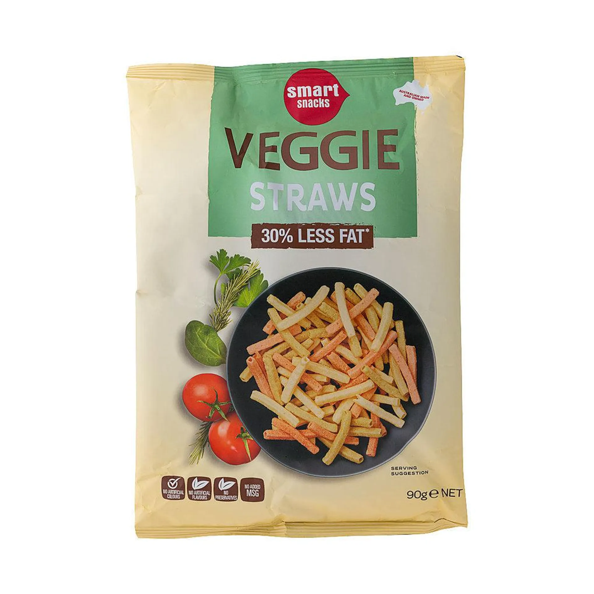 Smart Snack Veggie Straws 90g
