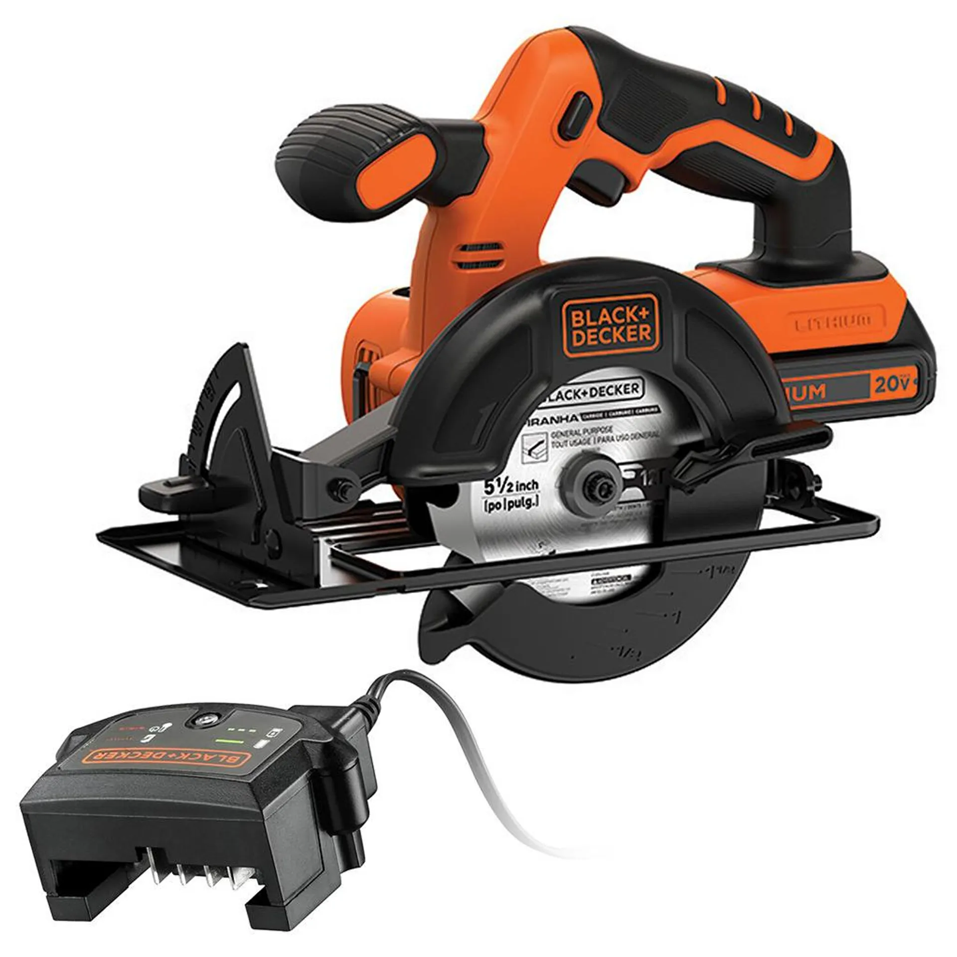 Black and Decker 18V Circular SAW and 400MA CHARGER