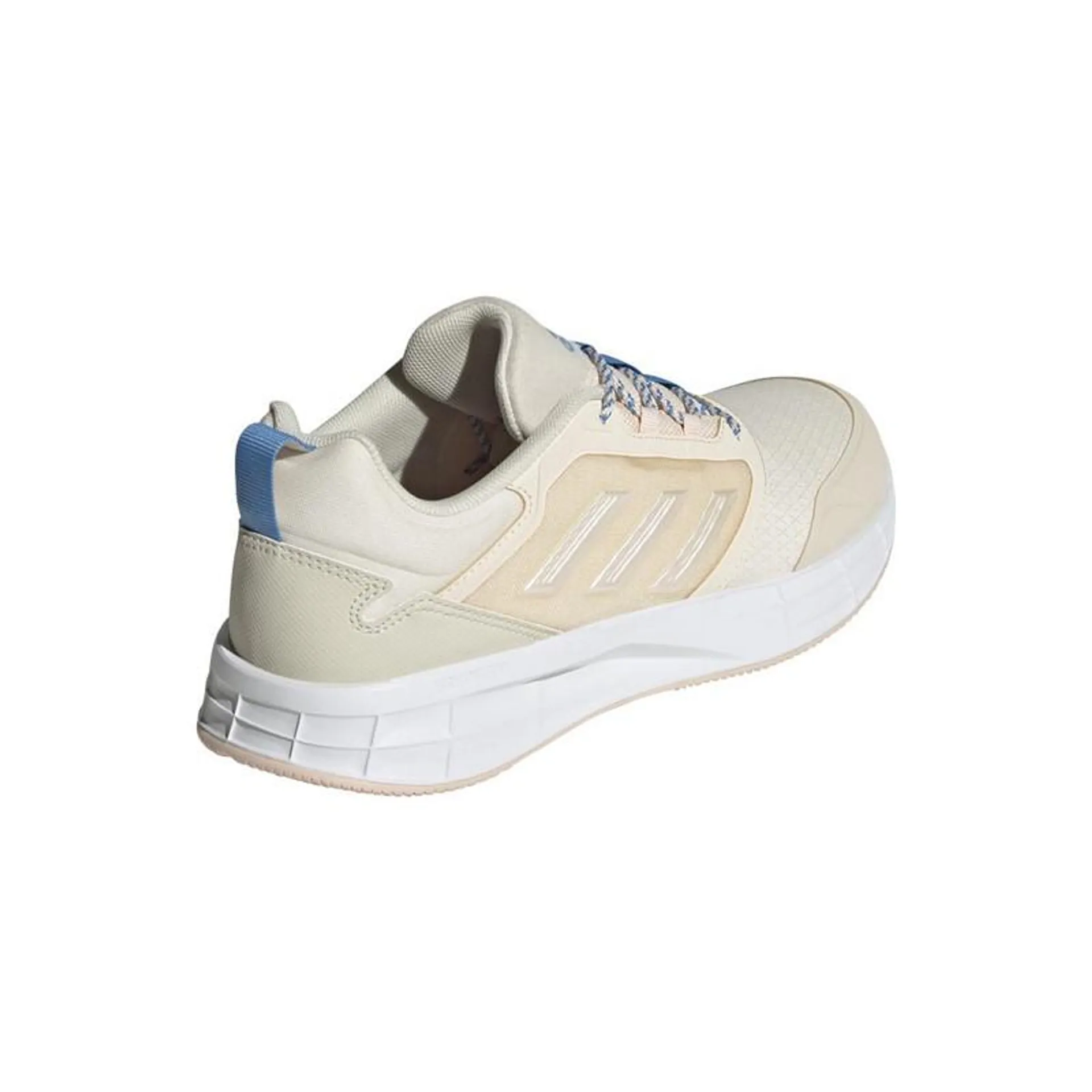 adidas Womens Duramo Protect Neutral Running Shoes Wonder White/Zero Metallic/Pulse Blue