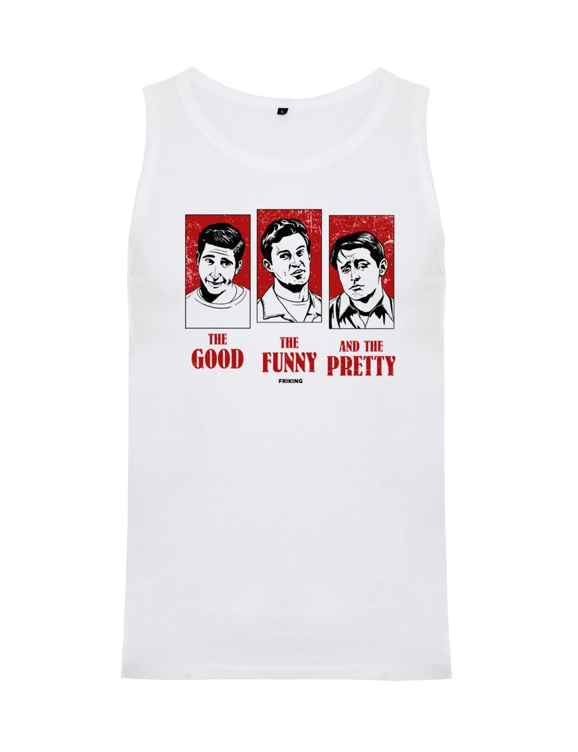 CAMISETA HOMBRE TIRANTES The good the funny and the pretty