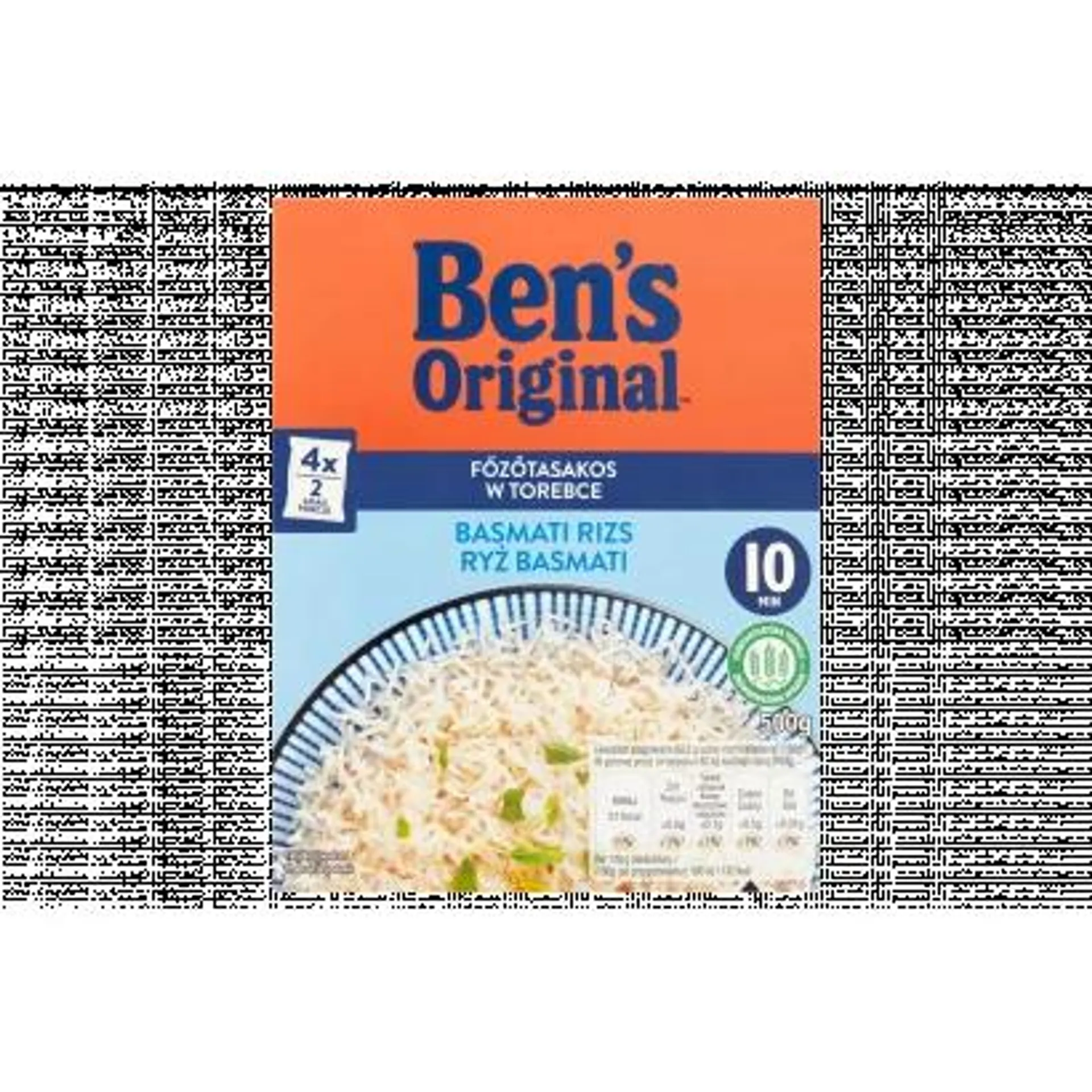 Ben's Original Basmati Rice in Cooking Bag 500 g