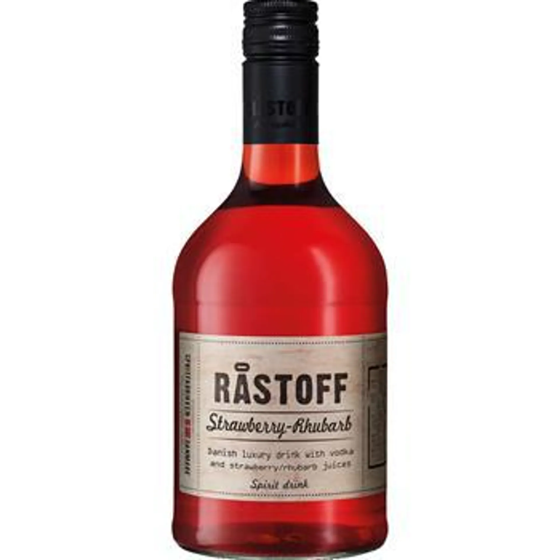 Råstoff Jordbær/Rabarber Shot 16,4% 0,7 l.