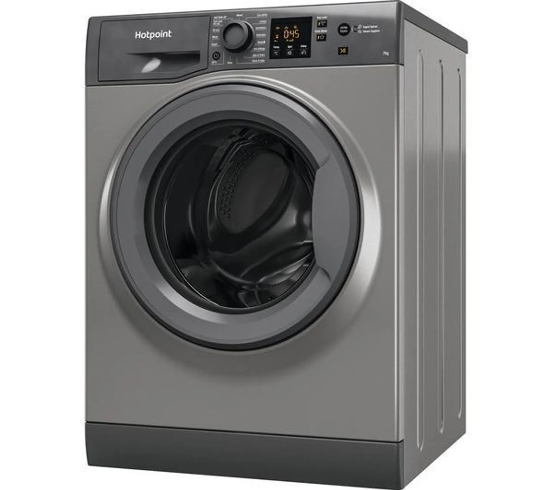 HOTPOINT NSWR 743U GK UK N 7 kg 1400 Spin Washing Machine - Graphite