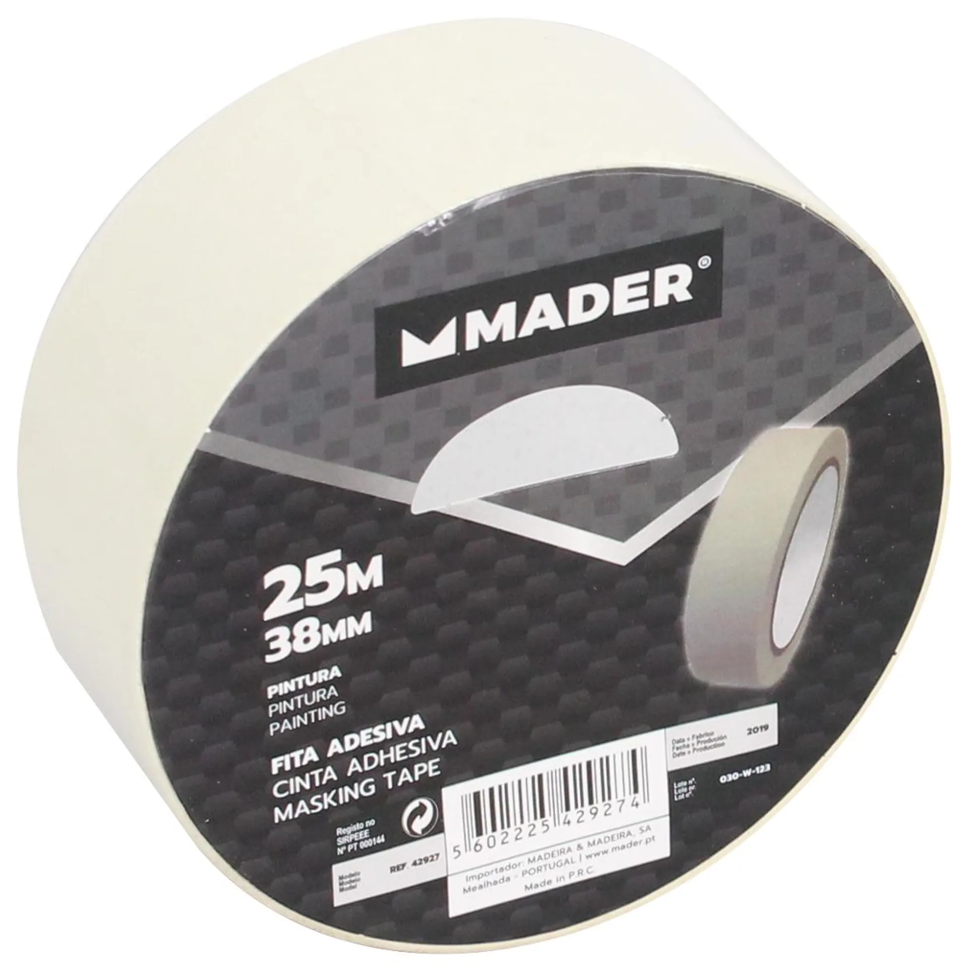 Fita Adesiva, Pintura, 38mmx25m - MADER® | Hardware