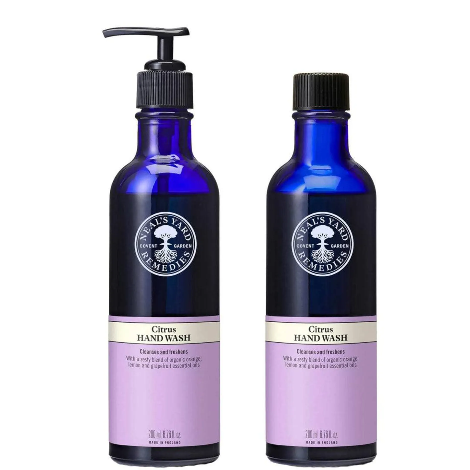 Citrus Hand Wash 200ml Reduce & Reuse Duo