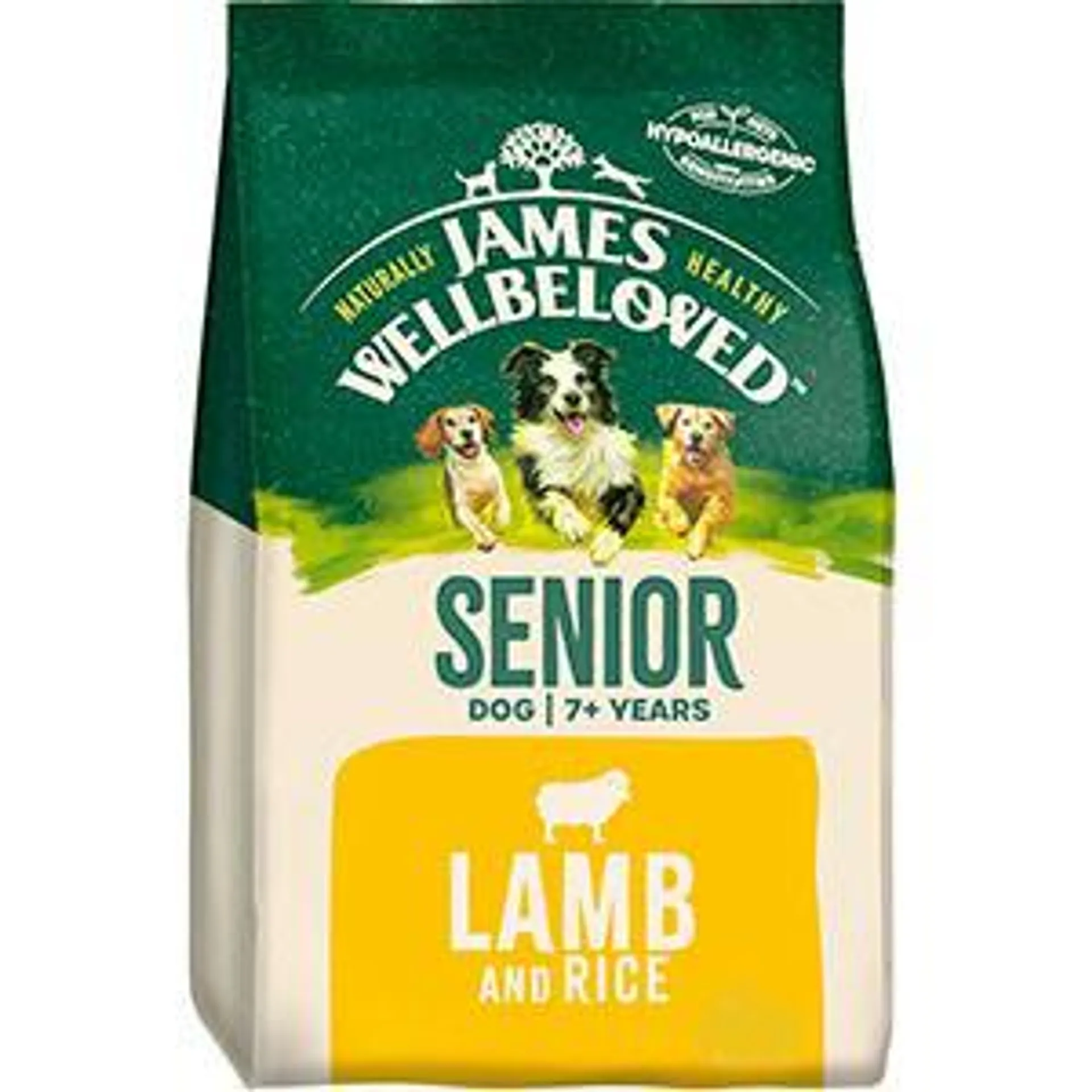 James Wellbeloved Dry Senior Dog Food Lamb & Rice 2kg
