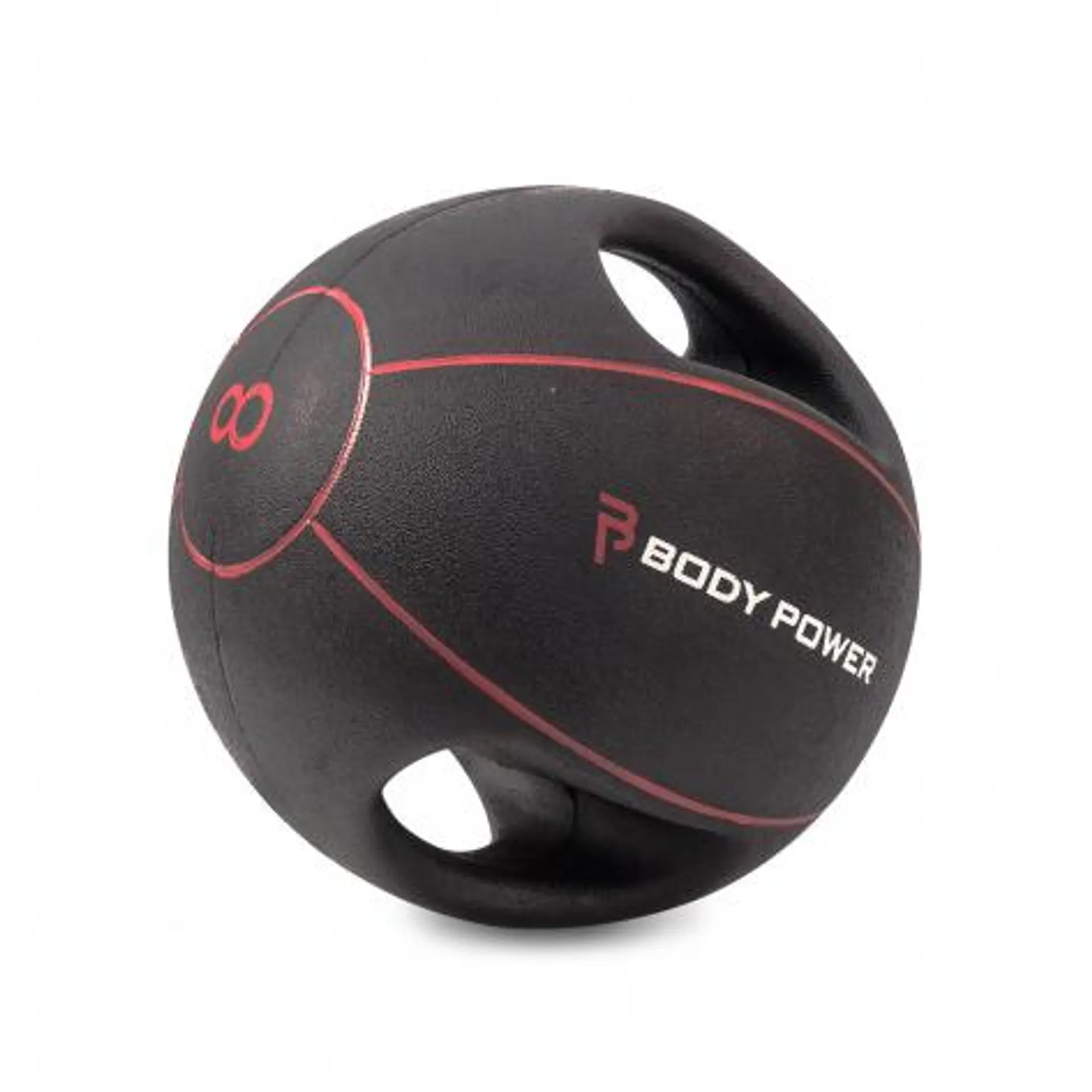 Body Power 8kg Double Grip Medicine Ball