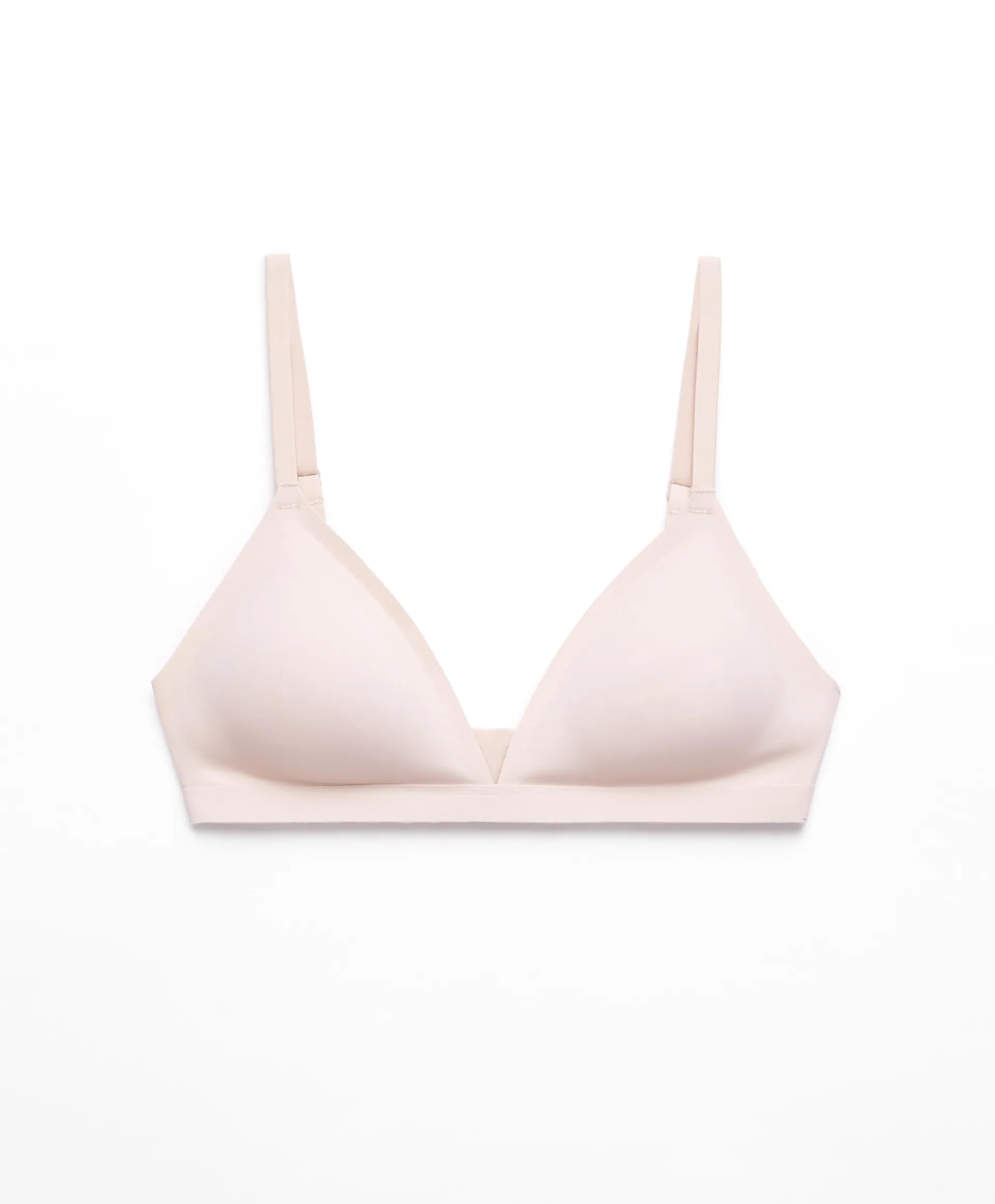 Invisible polyamide triangle bra