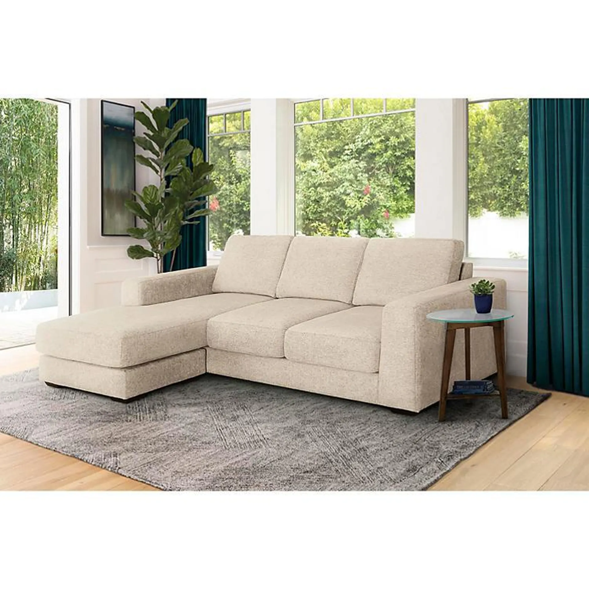 Elliot Reversible Sofa Chaise Sectional, Assorted Colors