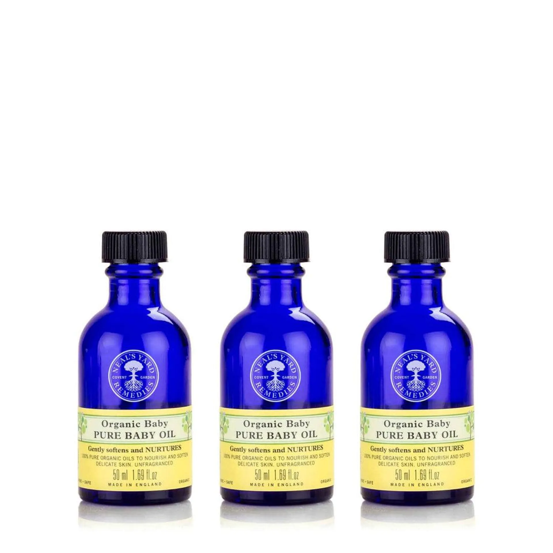 Organic Pure Baby Oil Trio