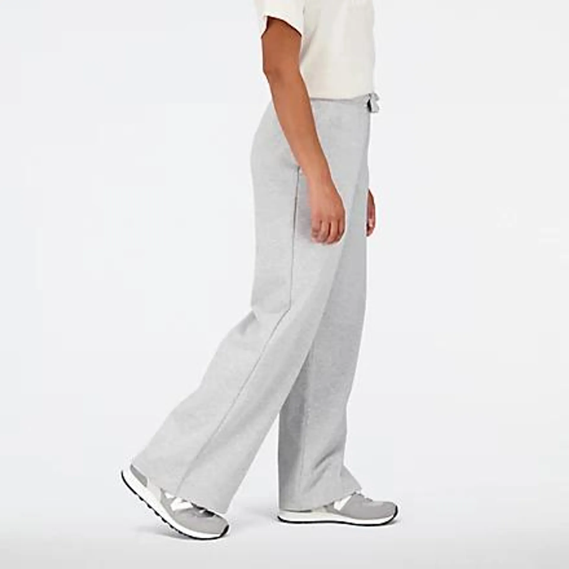 Essentials Stacked Logo French Terry Wide Legged Sweatpant