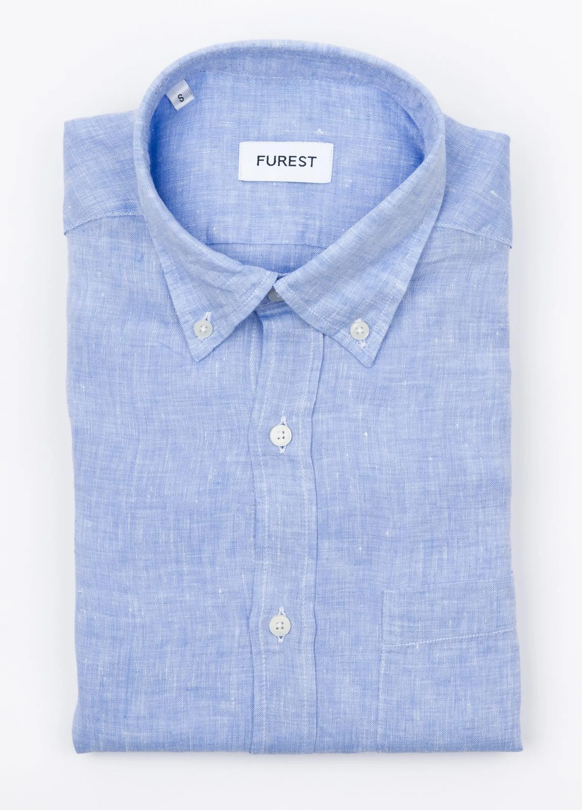 Camisa sport FUREST COLECCIÓN lino azul