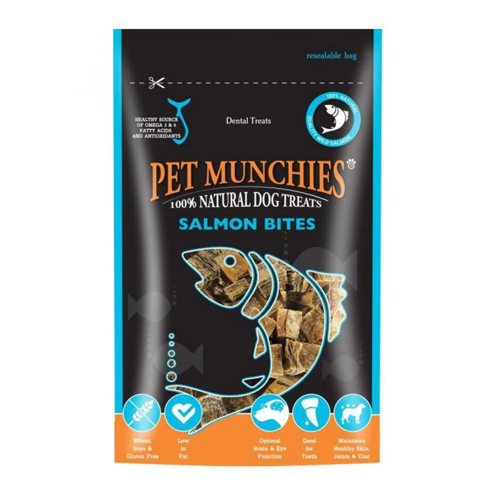 Pet Munchies Wild Salmon Bites 90G