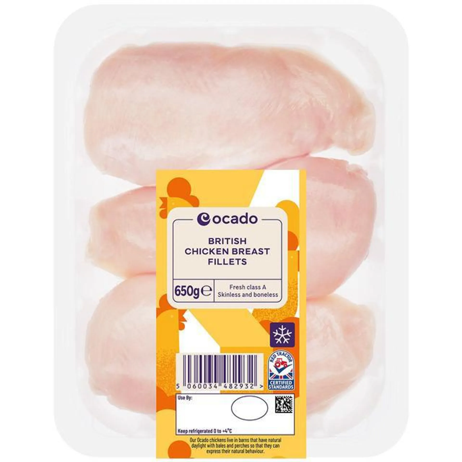 Ocado British 3-5 Chicken Breast Fillets