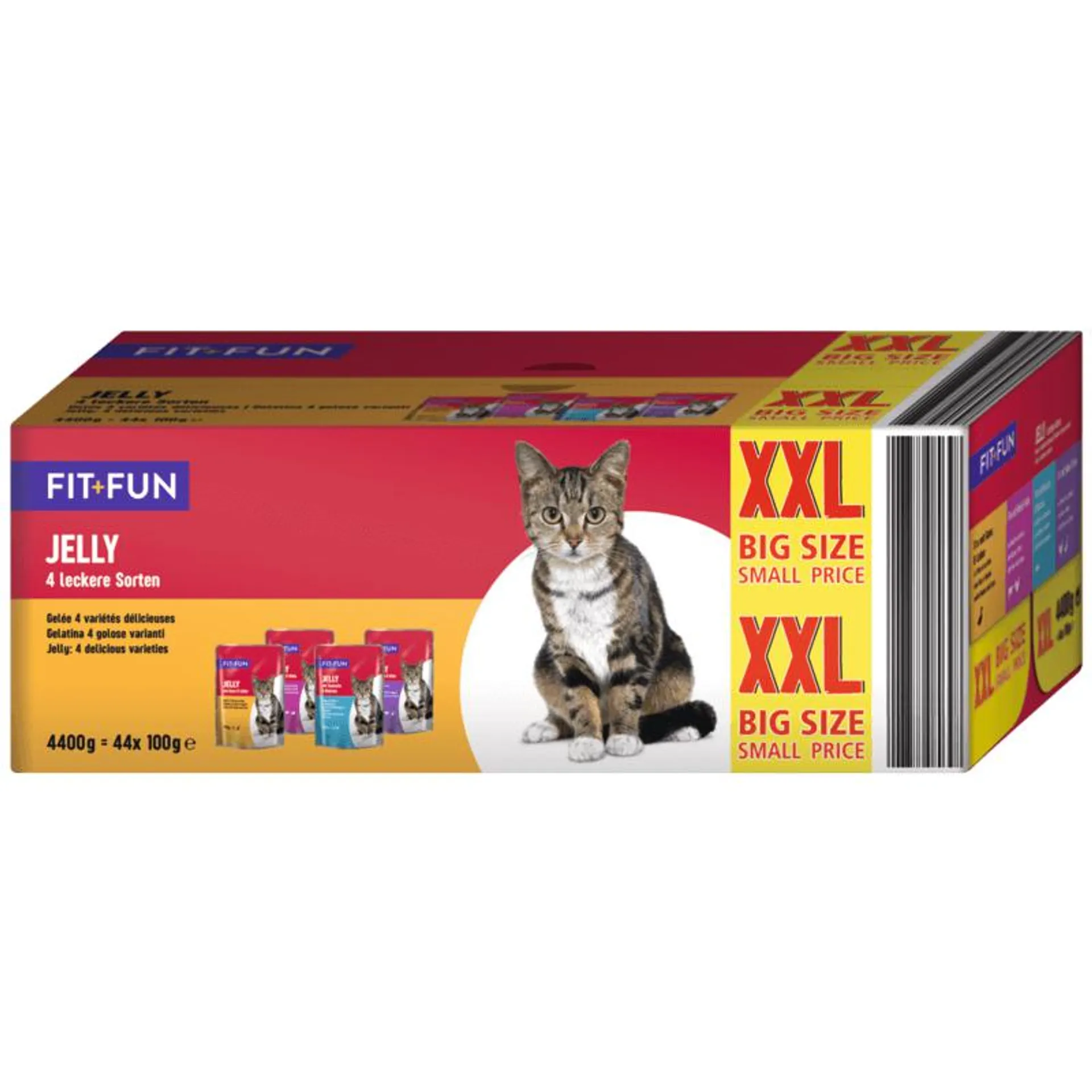 FIT+FUN Jelly Multipack XXL 44x100 g
