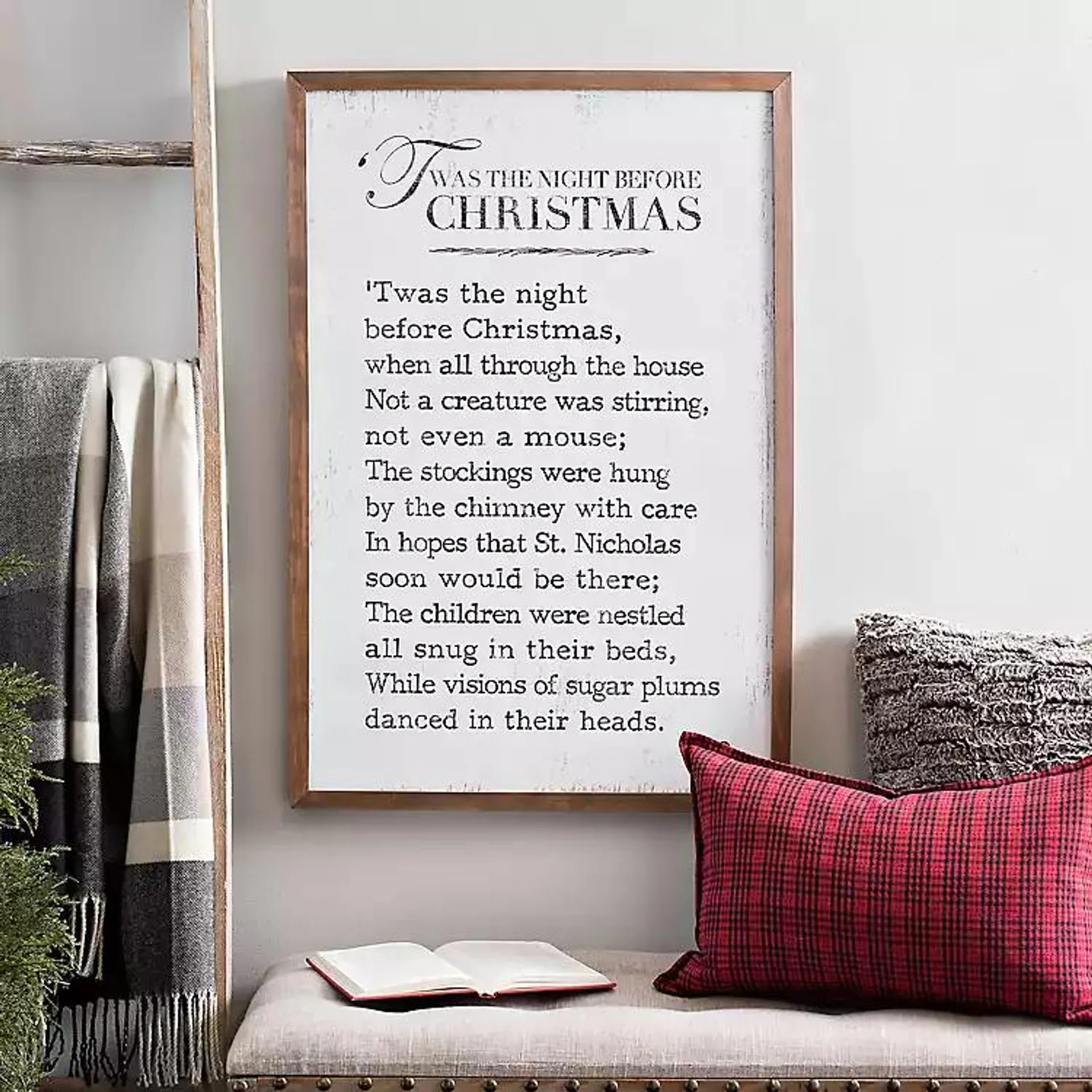 Twas The Night Before Christmas Plaque