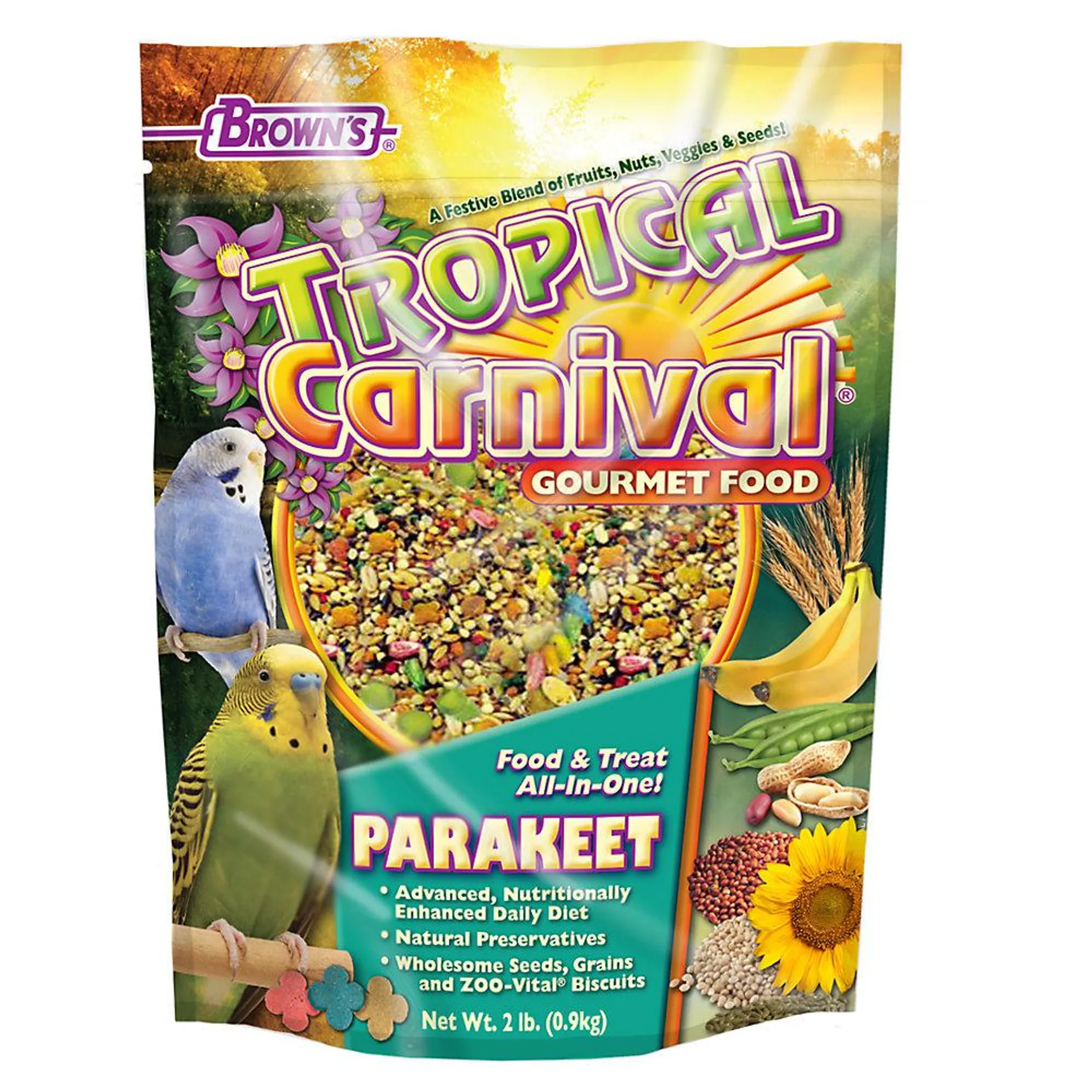 Brown's® Tropical Carnival® Parakeet Food