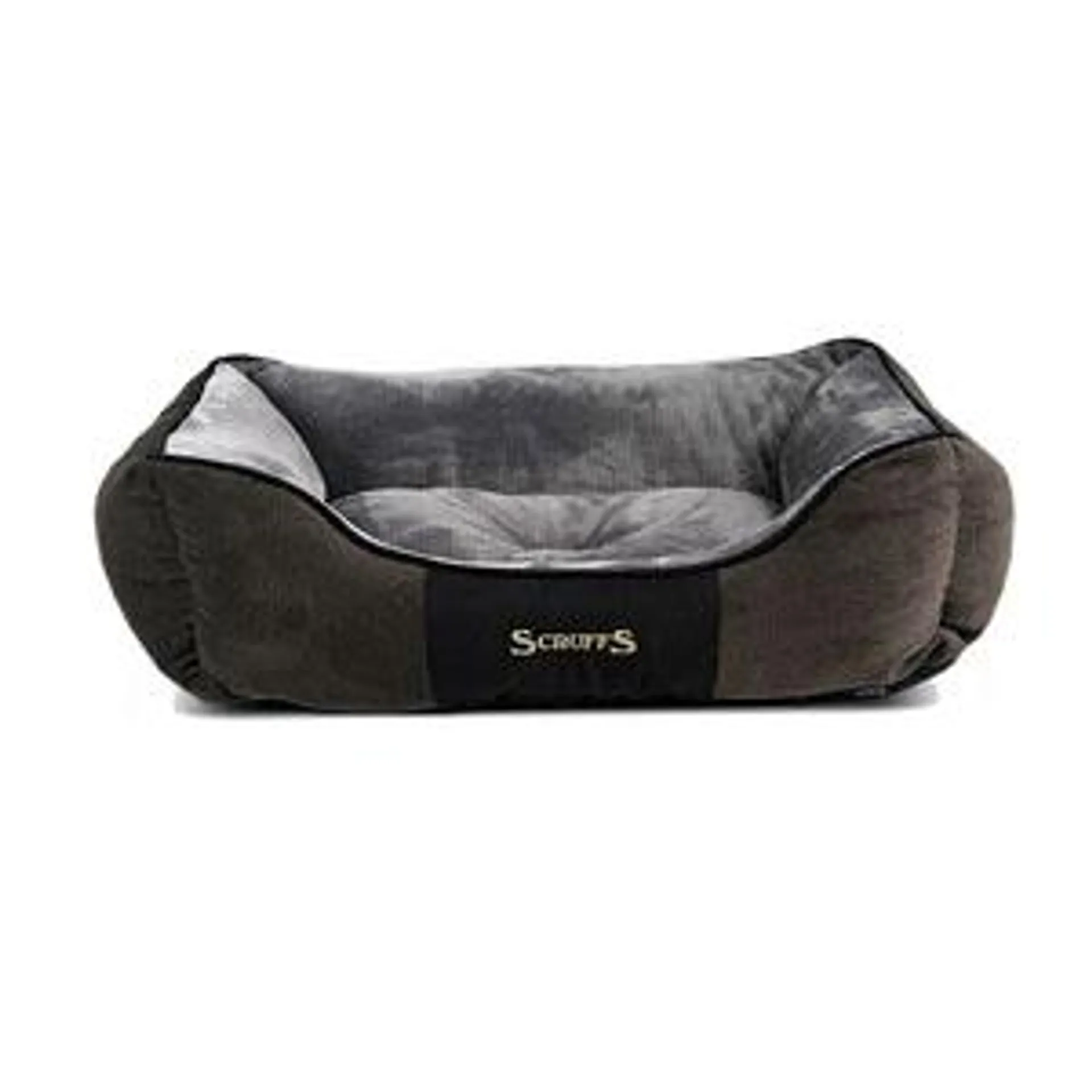 Scruffs Super Soft Luxurious Chester Dog Box Bed Large Graphite (Web Exclusive)