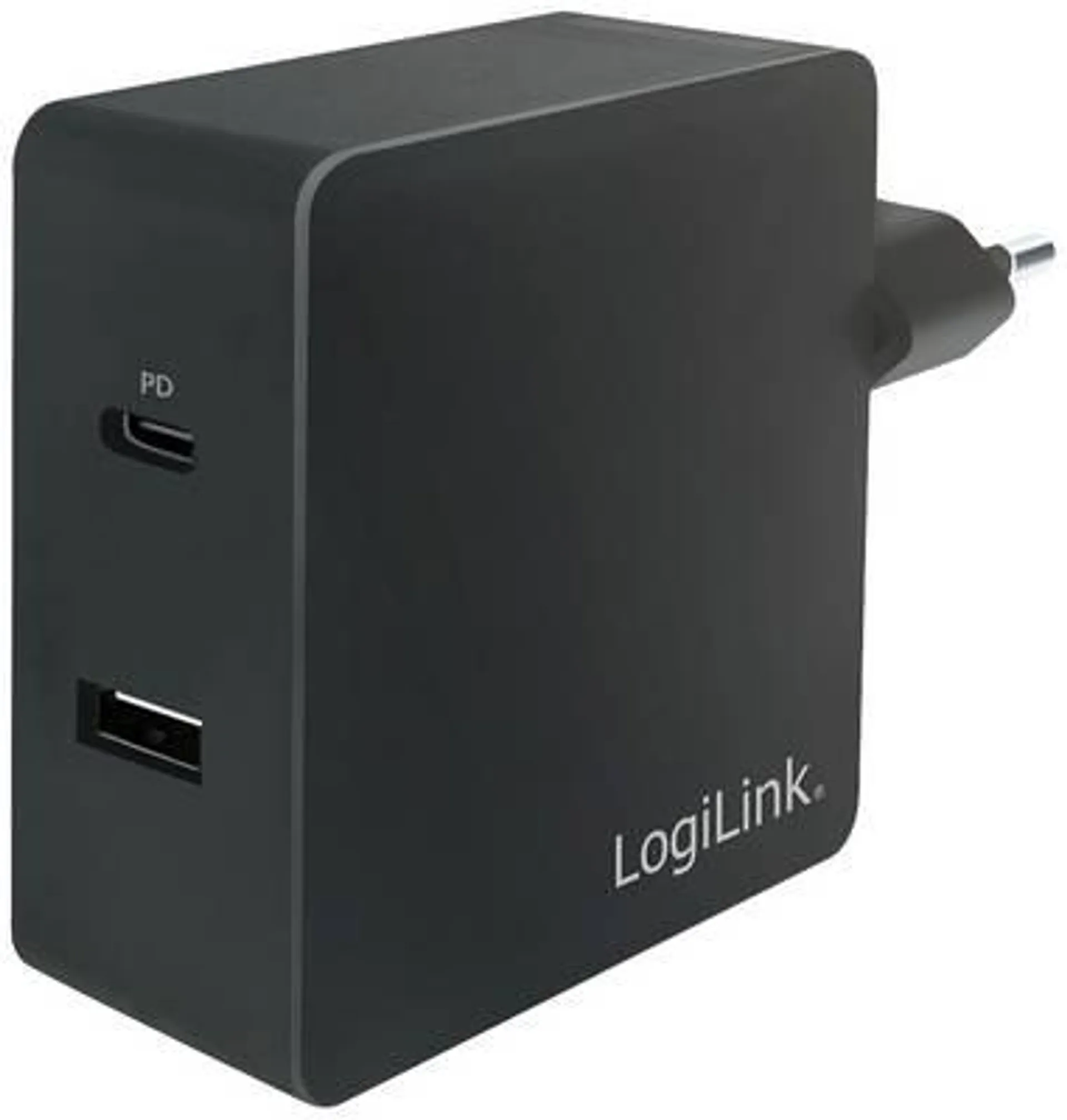 LogiLink LogiLink PA0213 USB charger Indoors, Mains socket Max. output current 3000 mA 2 x USB-C® socket (Power Delivery