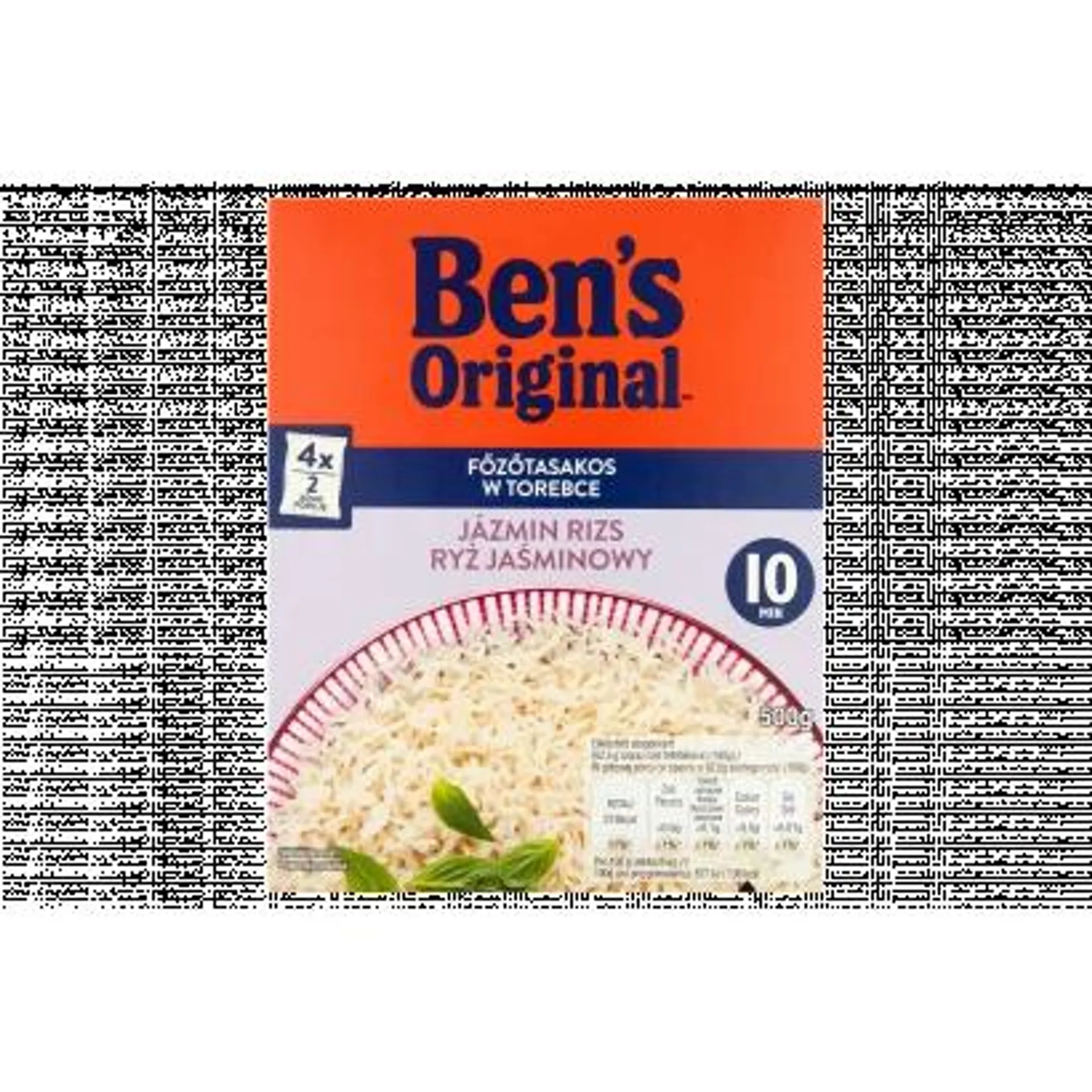 Ben's Original Jasmine Rice in Cooking Bag 500 g