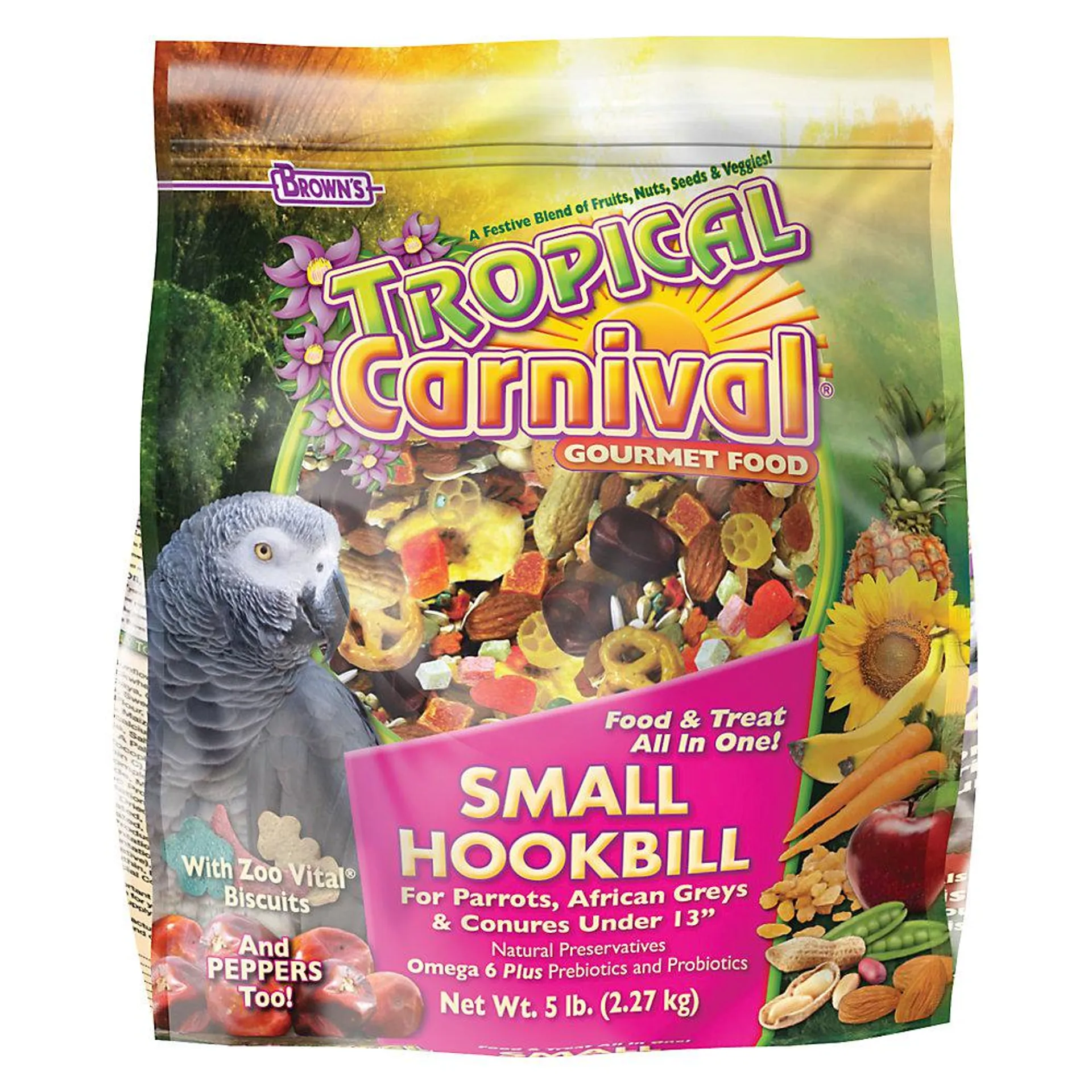 Brown's® Tropical Carnival® Small Hookbill Bird Food